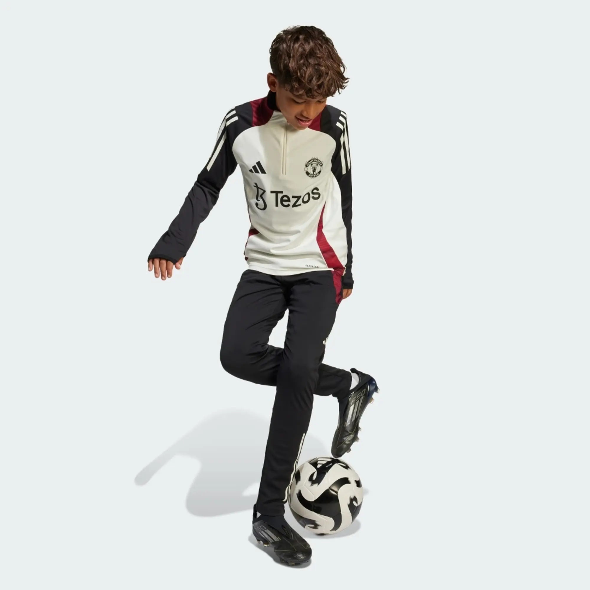 adidas Manchester United FC Training Track Pants Junior - Black - Kids