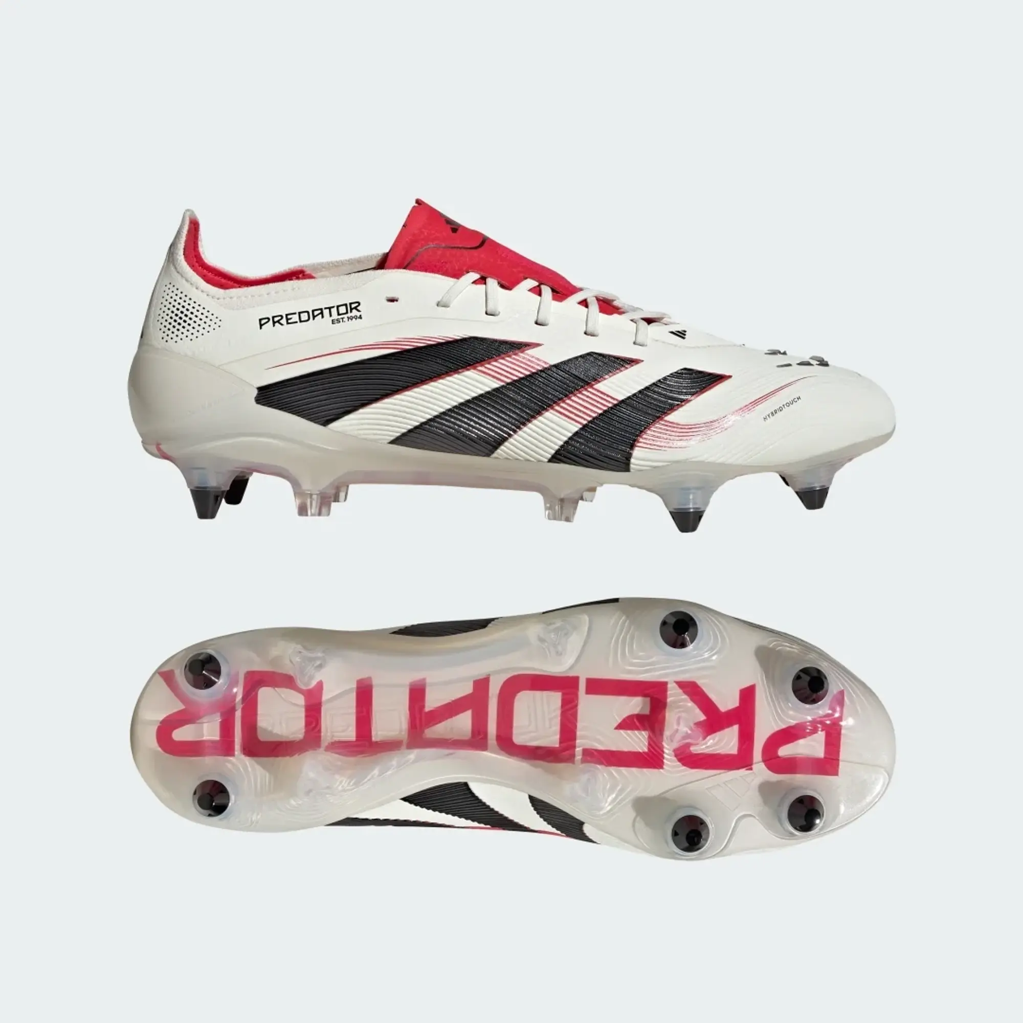 Adidas Predator Elite Sg Champagne - Off White/Core Black/Pure Ruby - ['White']