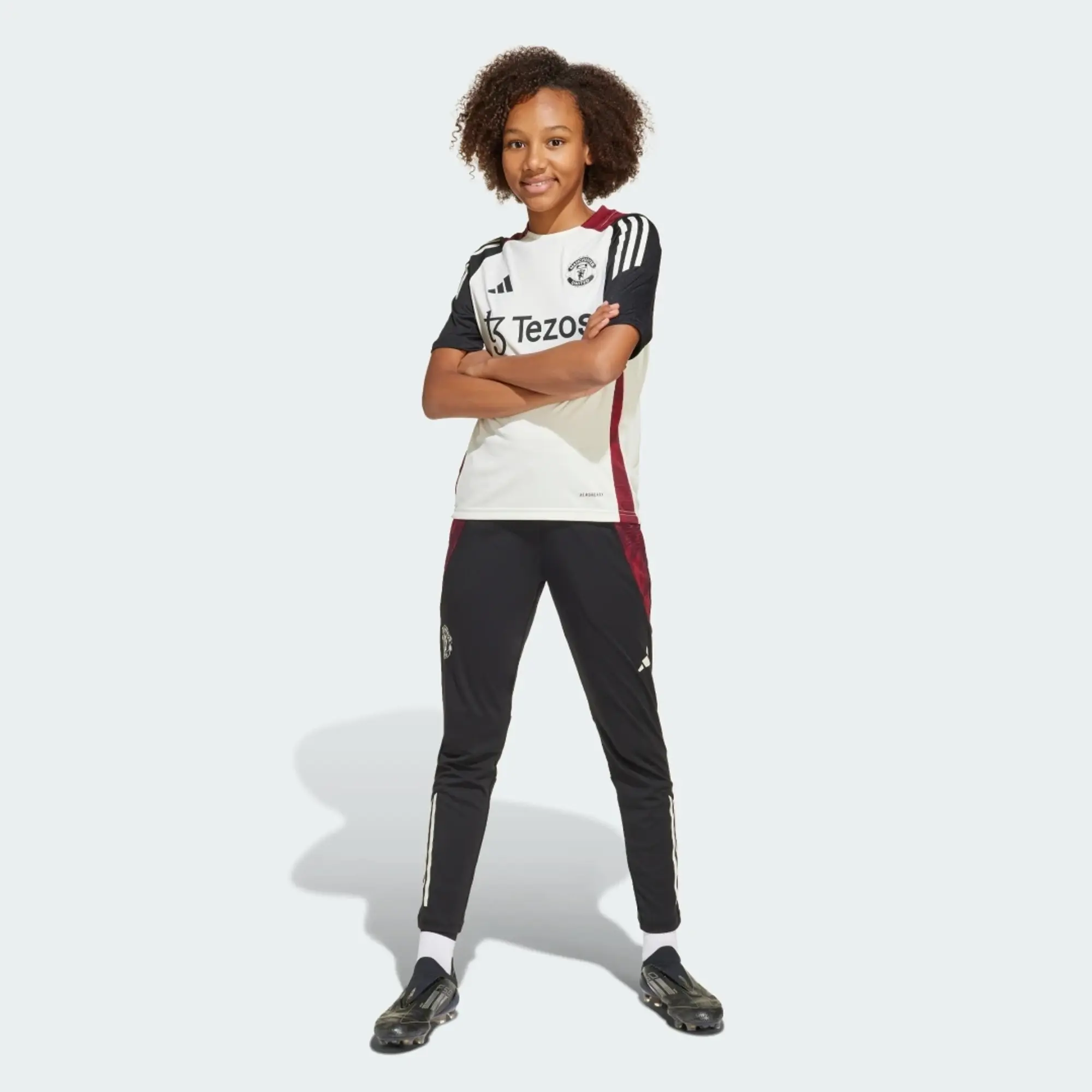 Manchester United adidas Training Jersey - Off-white - Kids