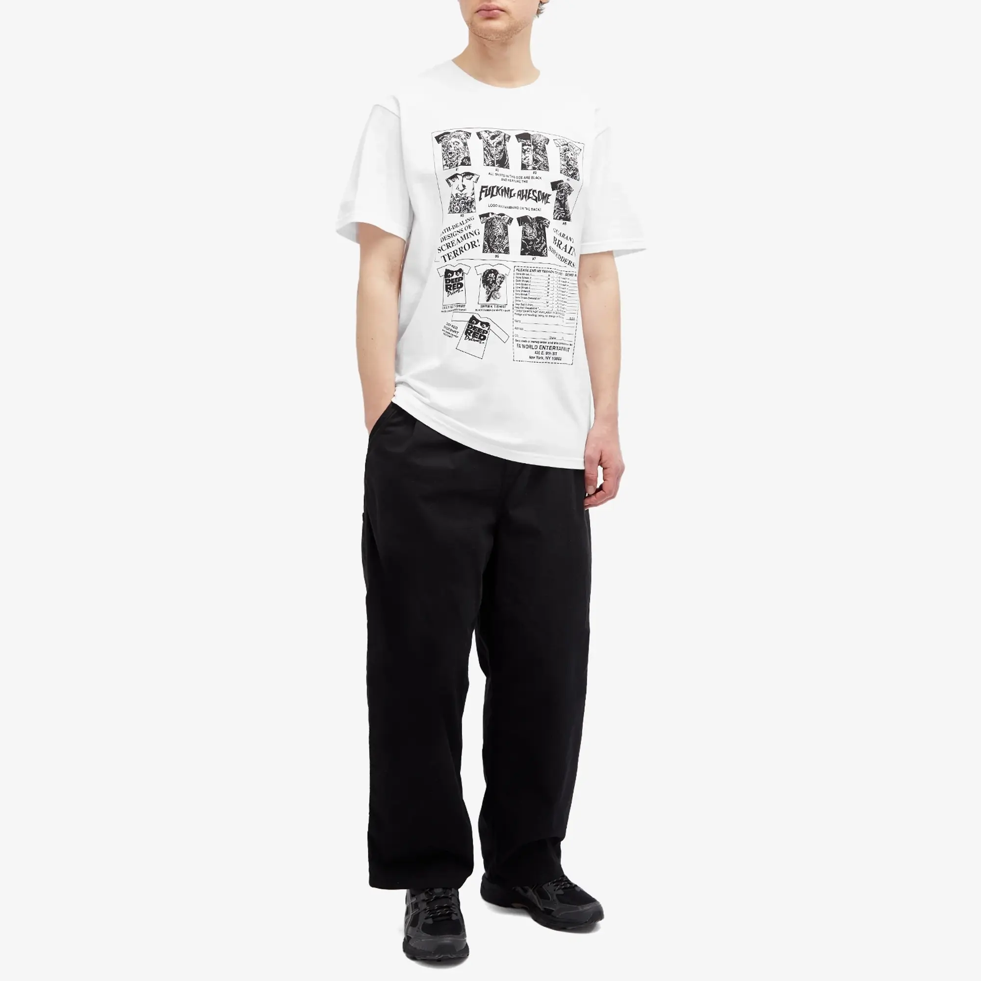 Fucking Awesome Men's Gore Shriek T-Shirt White