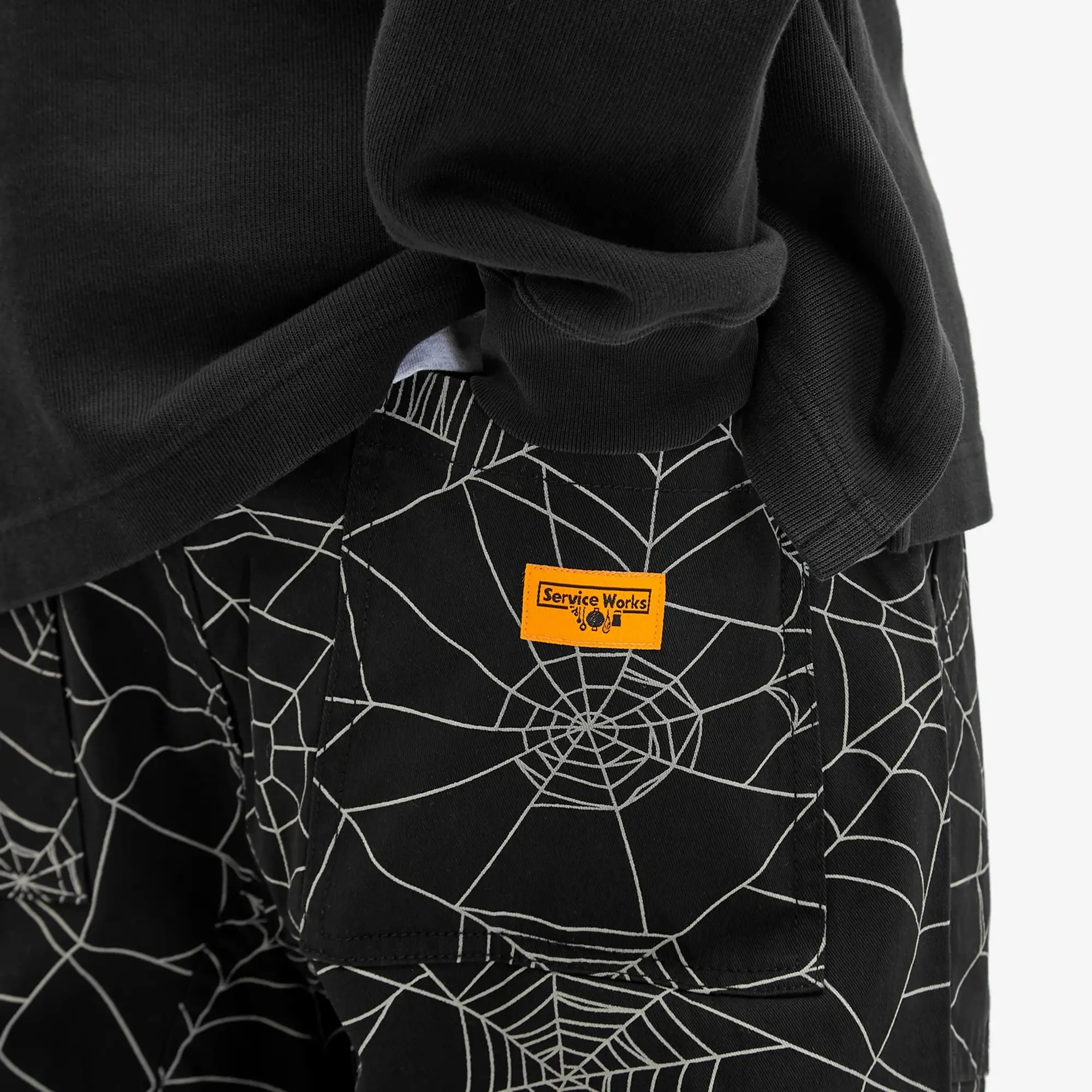 Service Works Men's Web Chef Pants Black