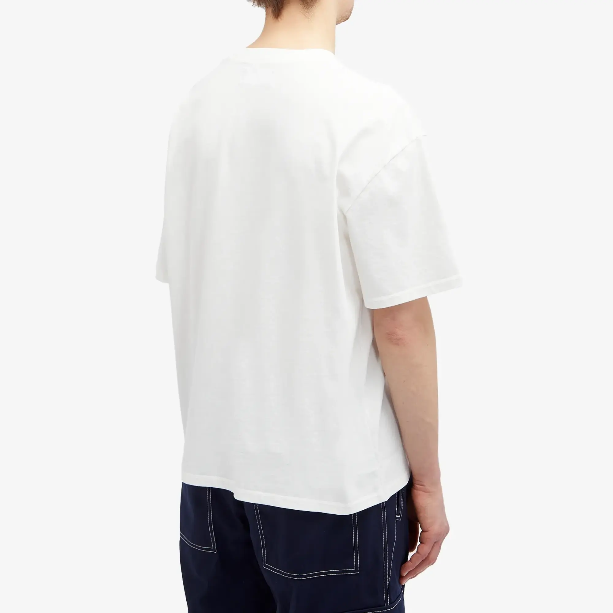 Nahmias Men's Terraestiva Boxy T-Shirt Cotton White