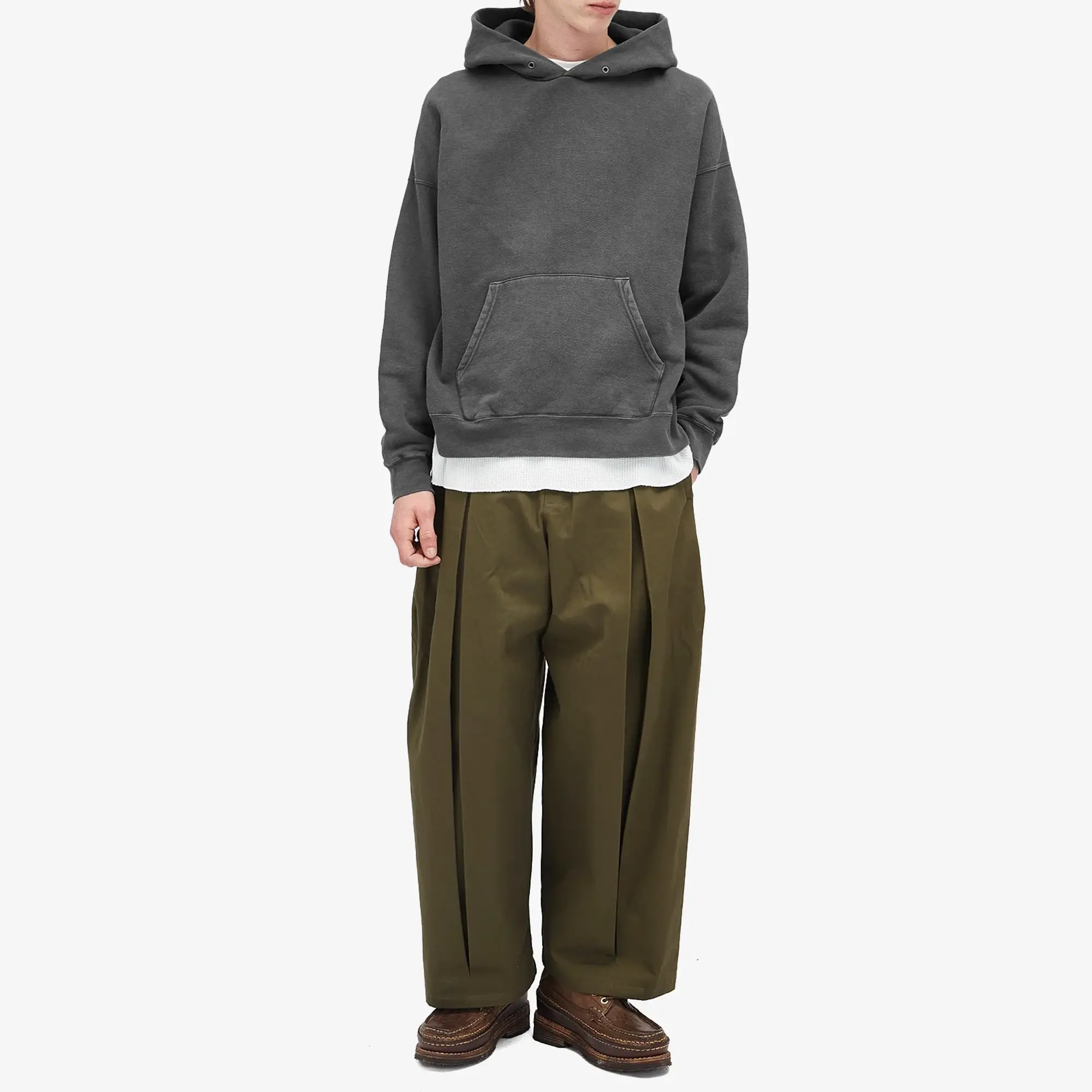 Visvim Men's Jumbo SB Hoodie Black