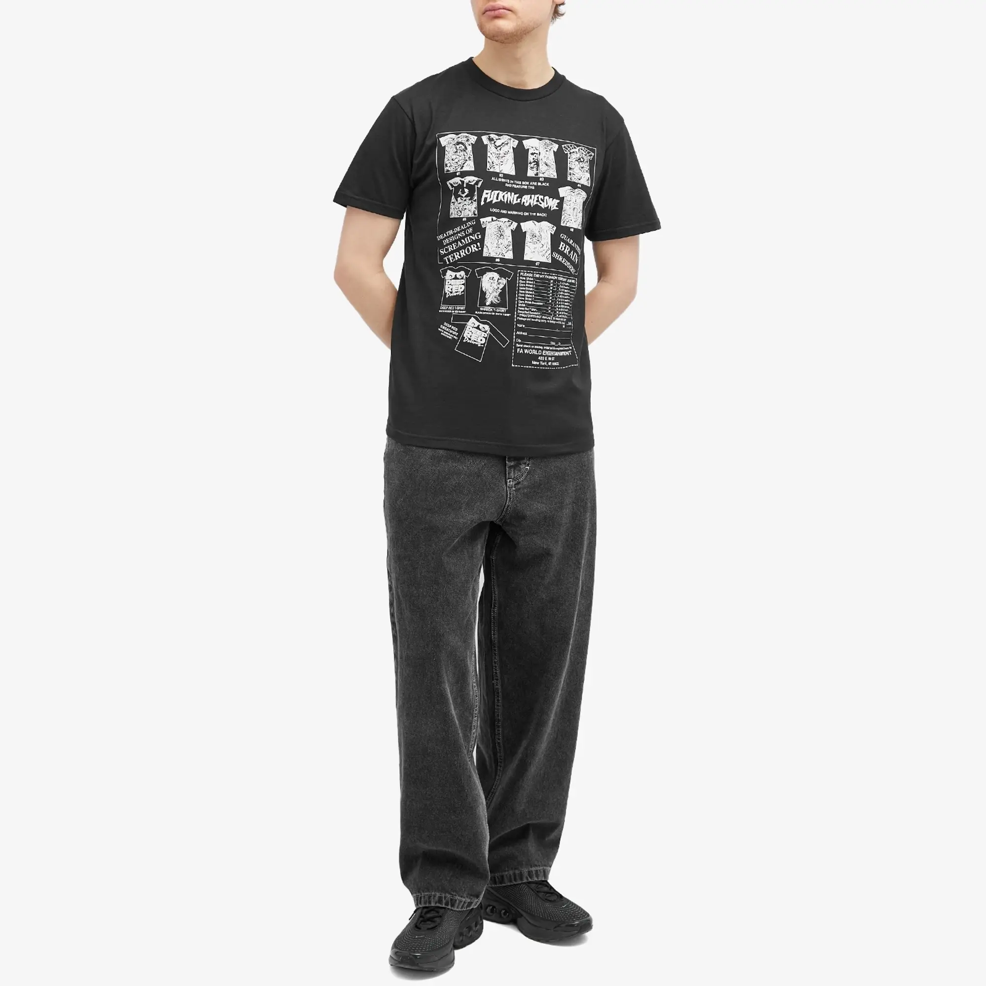 Fucking Awesome Men's Gore Shriek T-Shirt Black