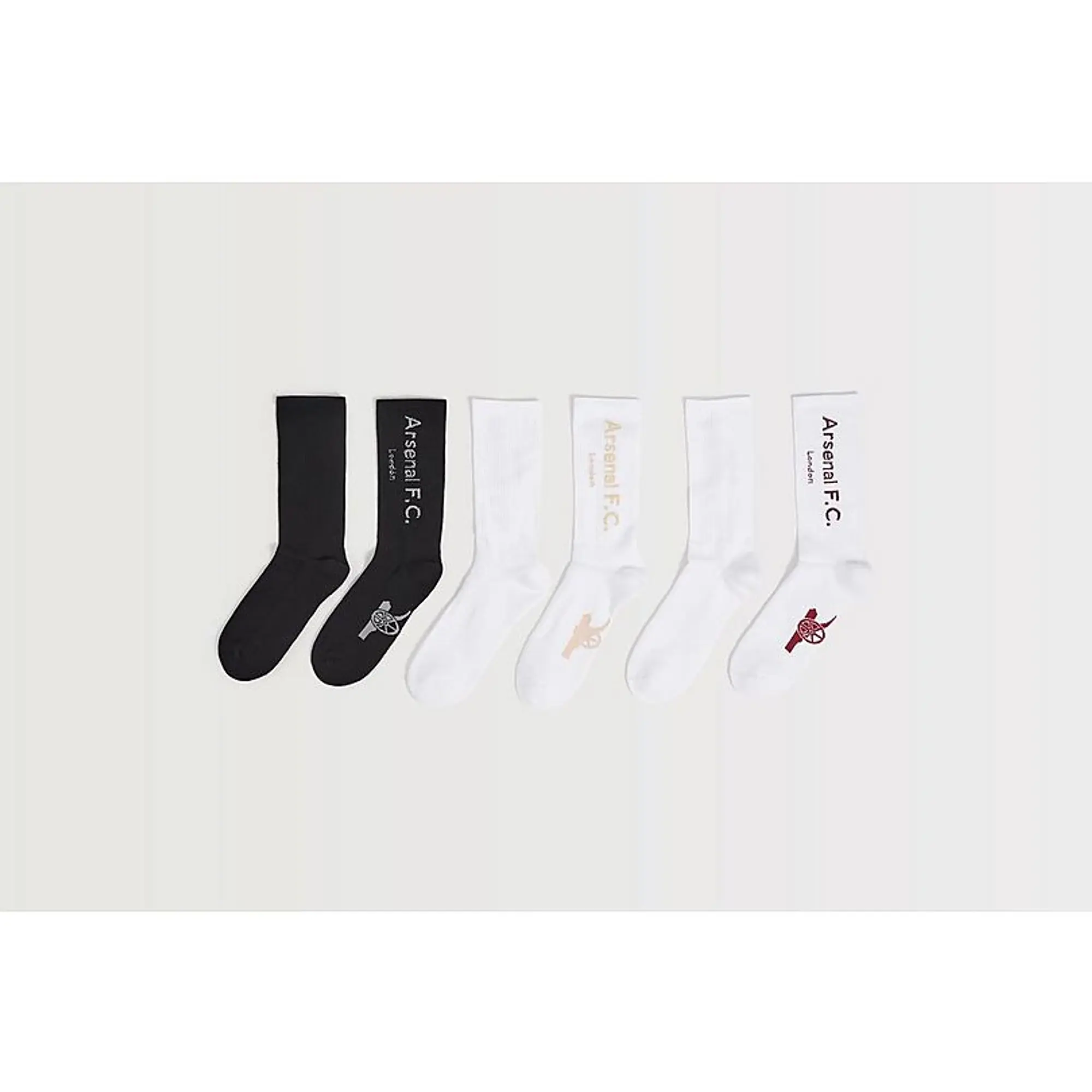 Arsenal Sparkle 3 pack Socks, Multicolor