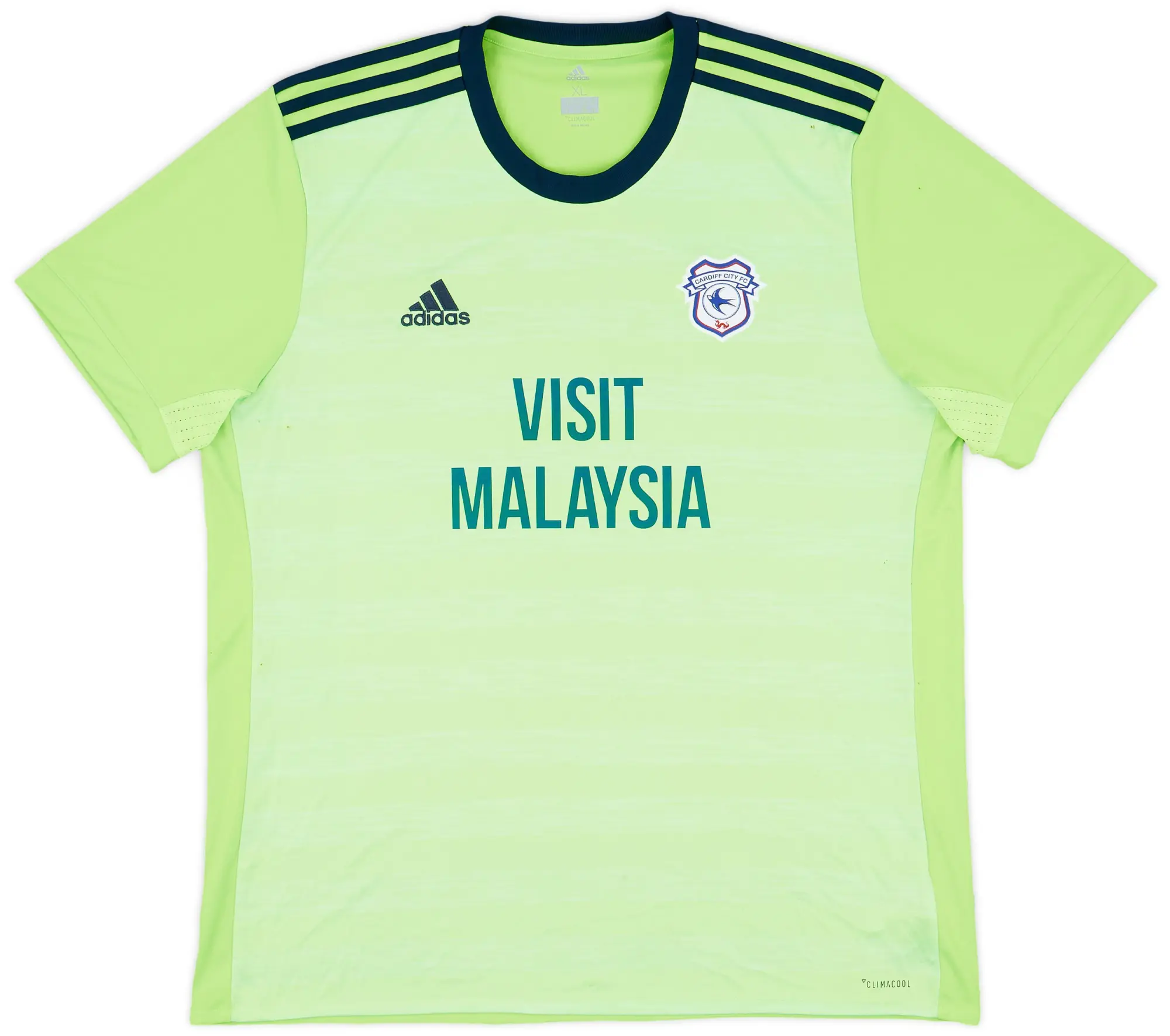 adidas 2017-18 Cardiff City Away Shirt - 8/10 - (XL)