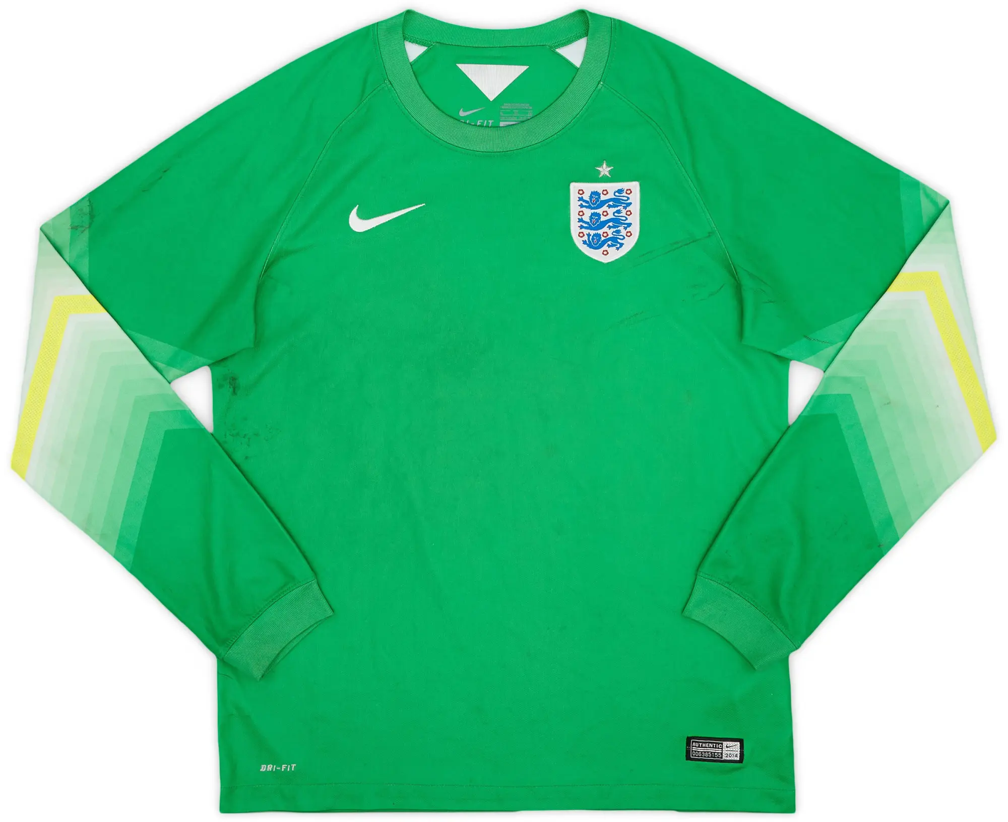 Nike 2014-15 England GK Shirt - 5/10 - (XL.Boys)