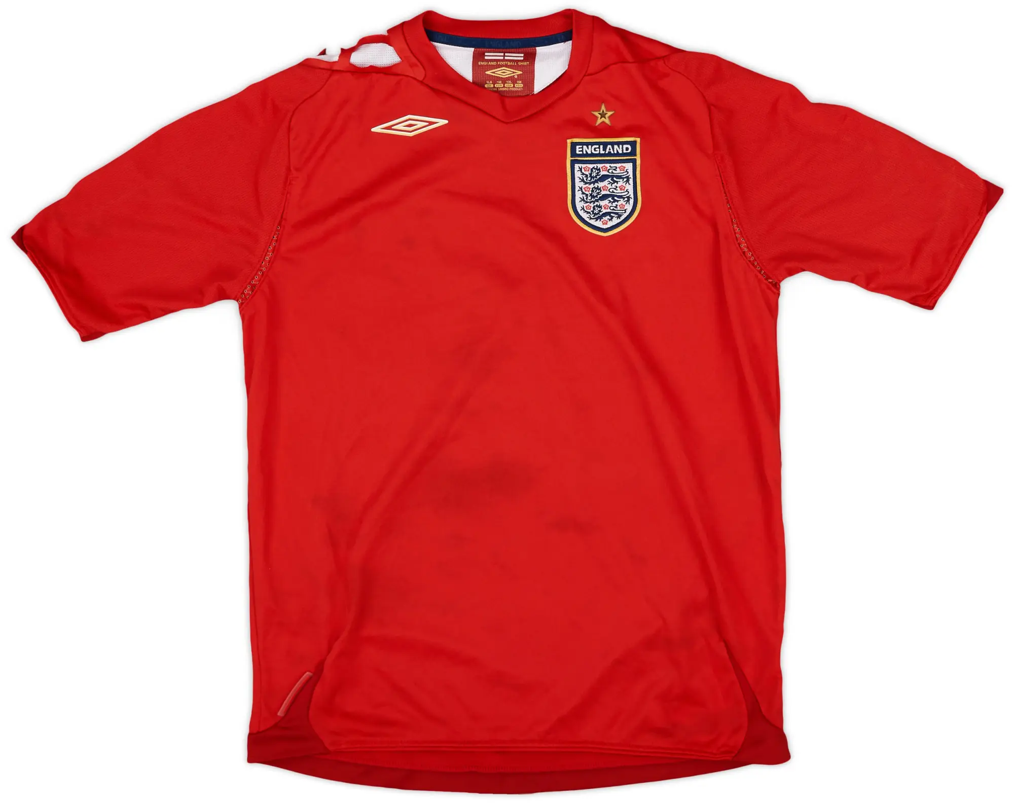 Umbro 2006-08 England Away Shirt - 8/10 - (XL.Boys)