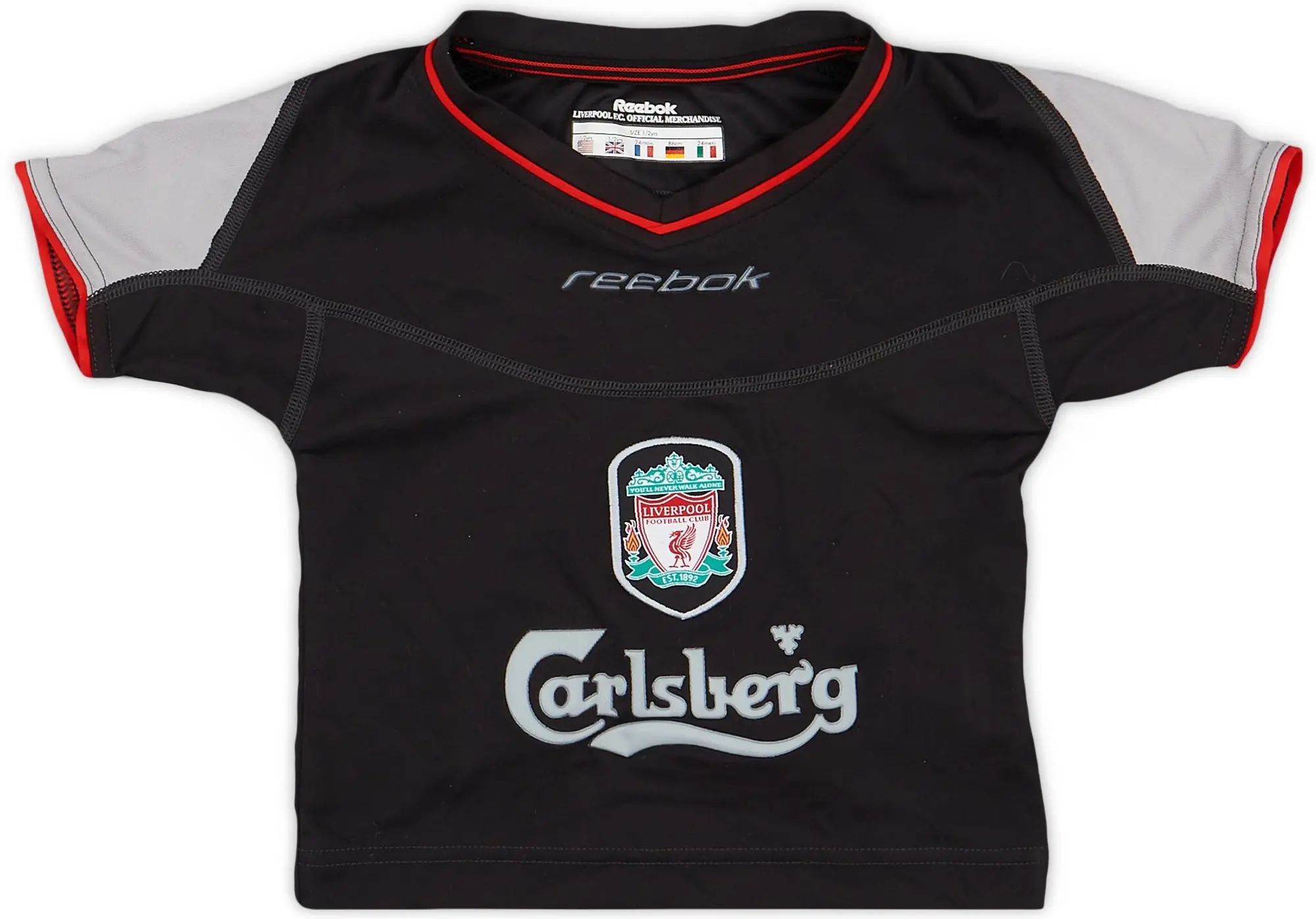 Reebok 2002-04 Liverpool Away Shirt - 9/10 - (12-18 Months)