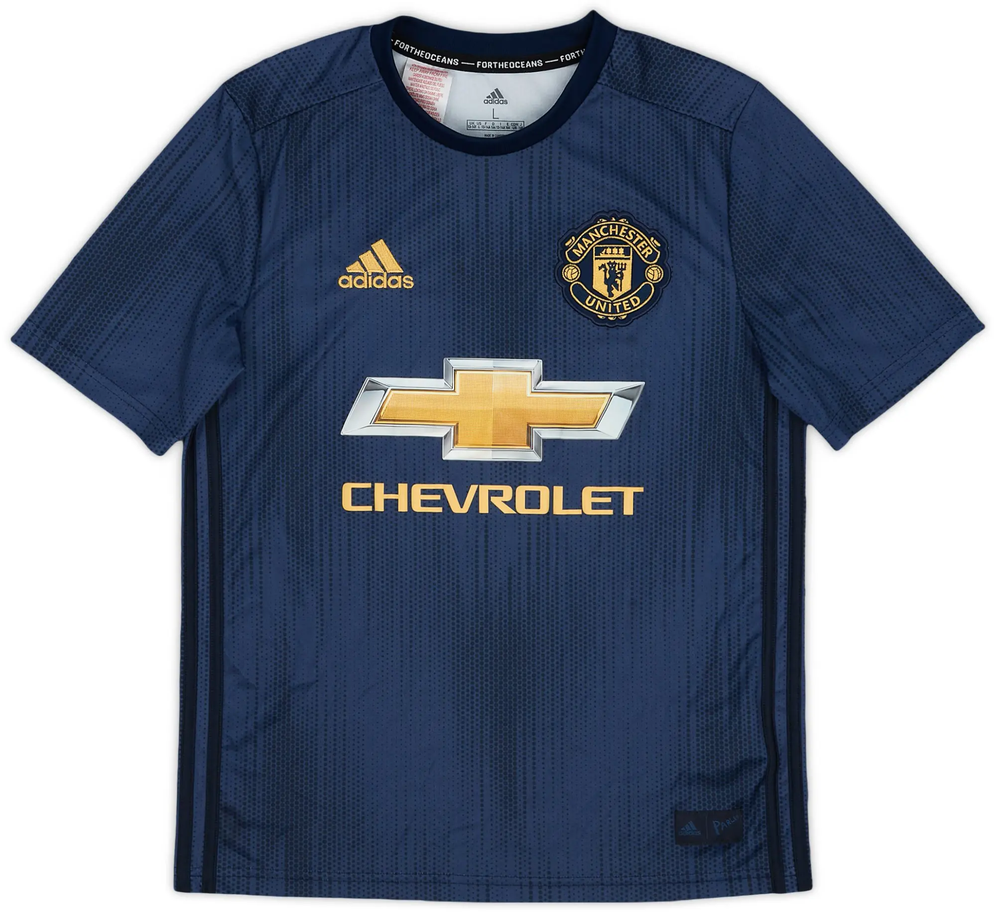 adidas 2018-19 Manchester United Third Shirt - 9/10 - (L.Boys)