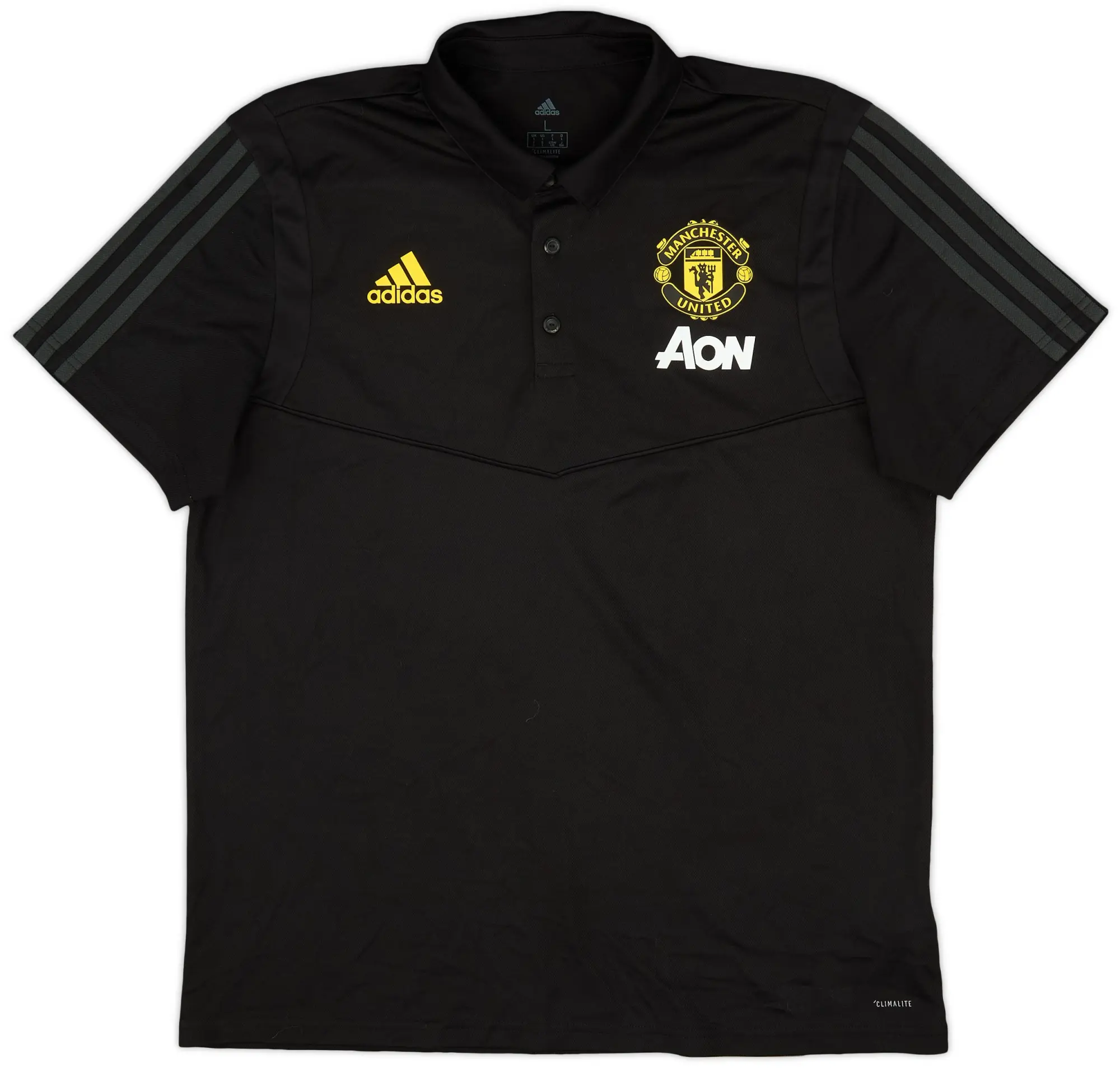2019-20 Manchester United adidas Polo Shirt - 9/10 - (L)