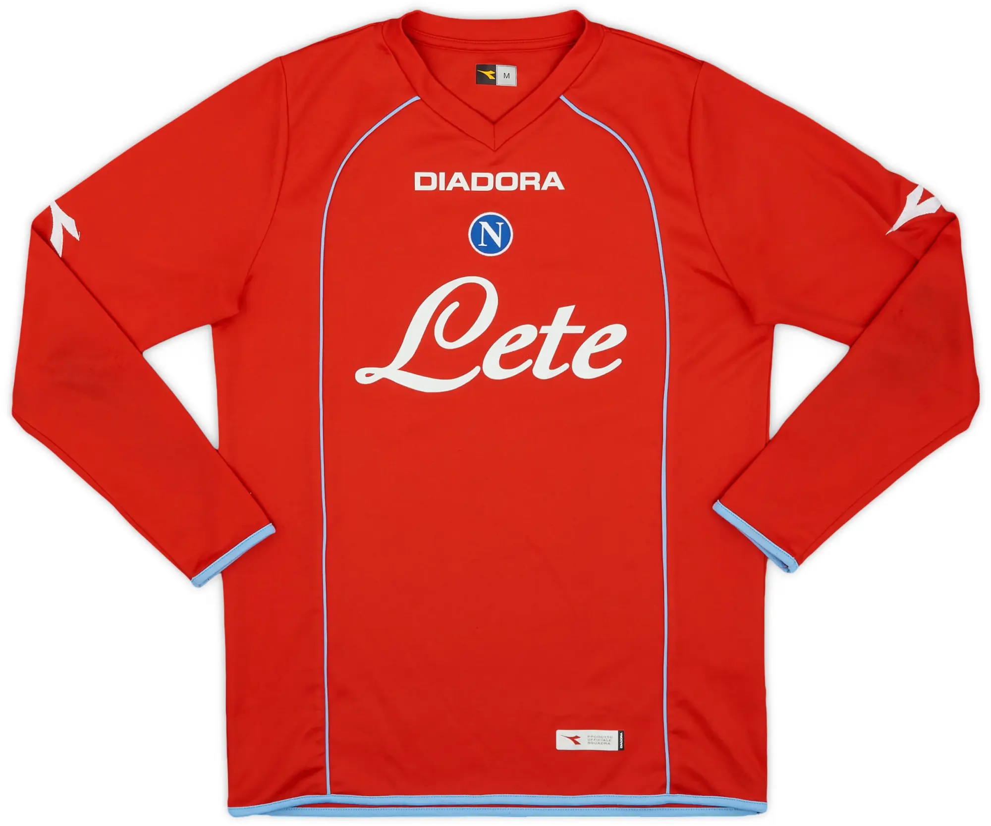 Diadora 2006-07 Napoli Third L/S Shirt - 9/10 - (M)
