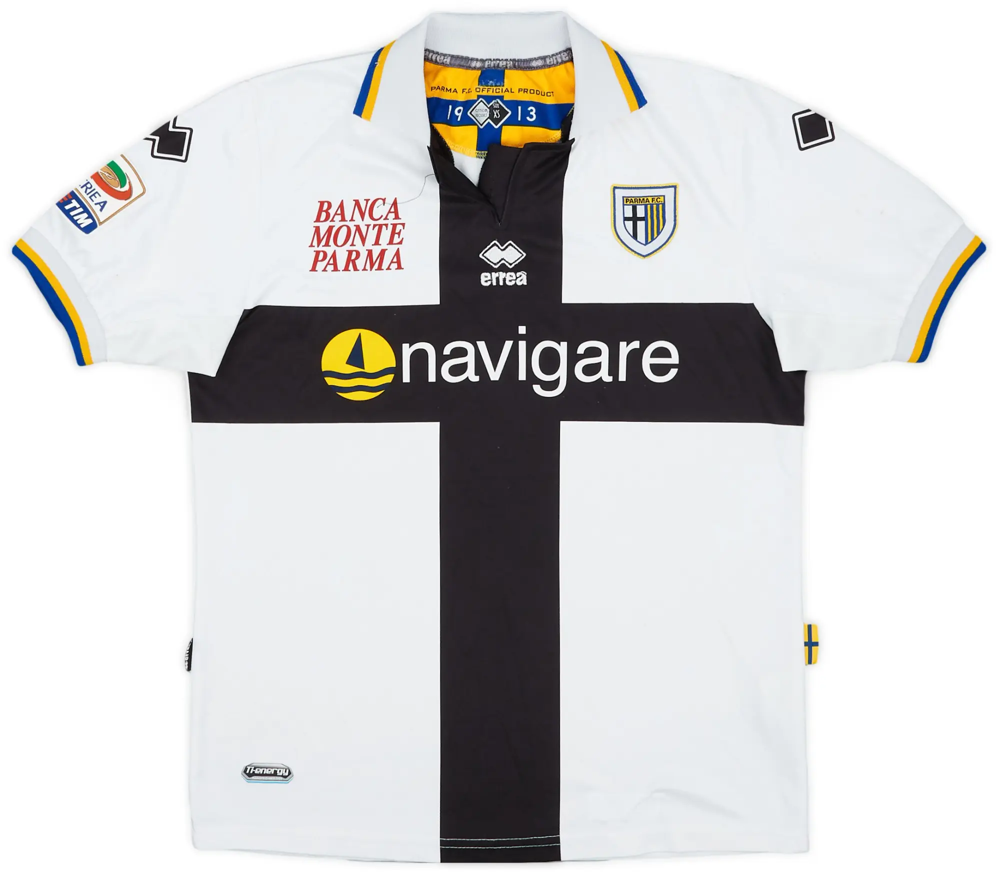 Errea 2010-11 Parma Home Shirt - 7/10 - (XS)