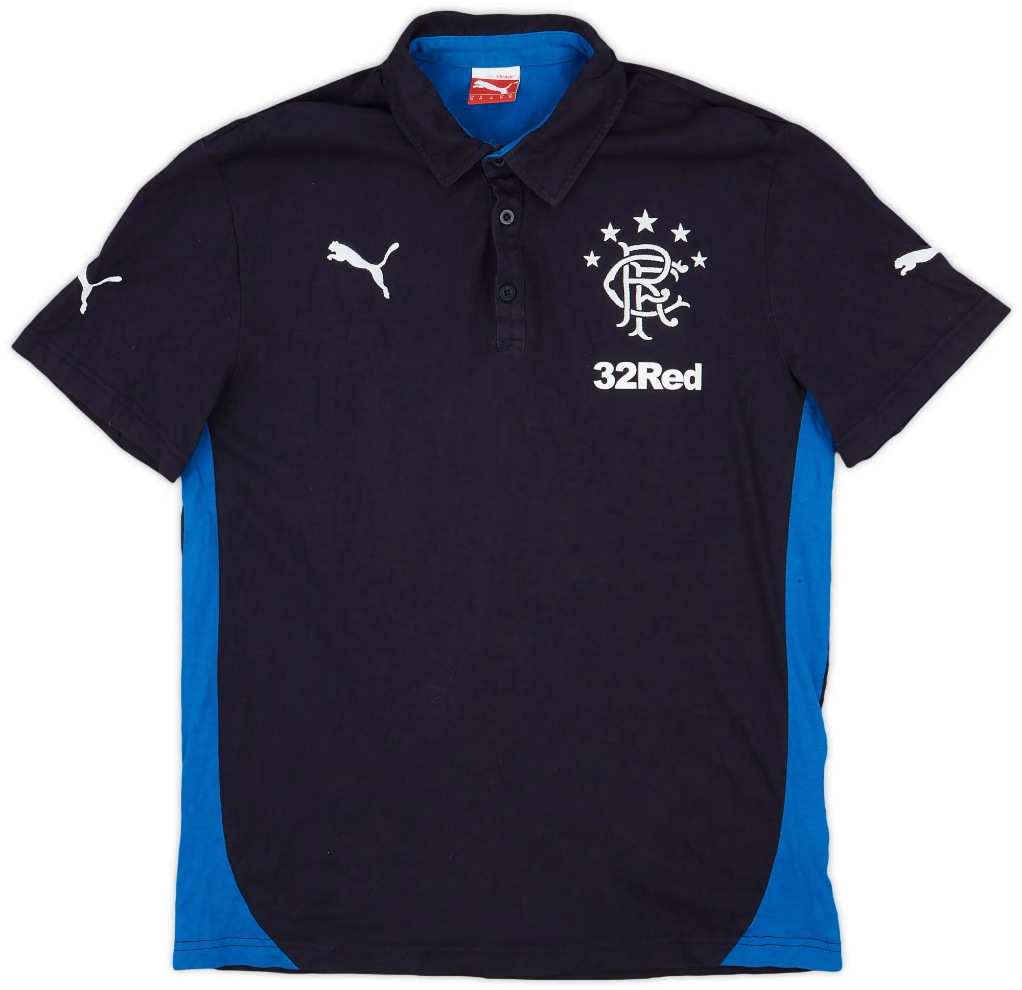 2013-14 Rangers Puma Polo Shirt - 9/10 - (M)