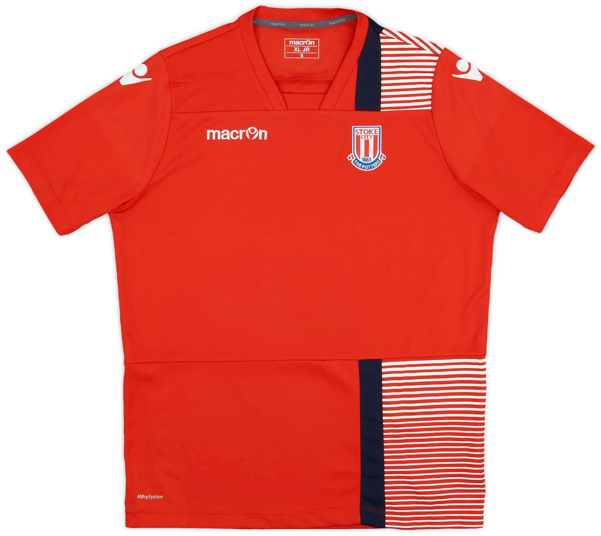 2017-18 Stoke City Macron Training Shirt - 9/10 - (XL.Boys)