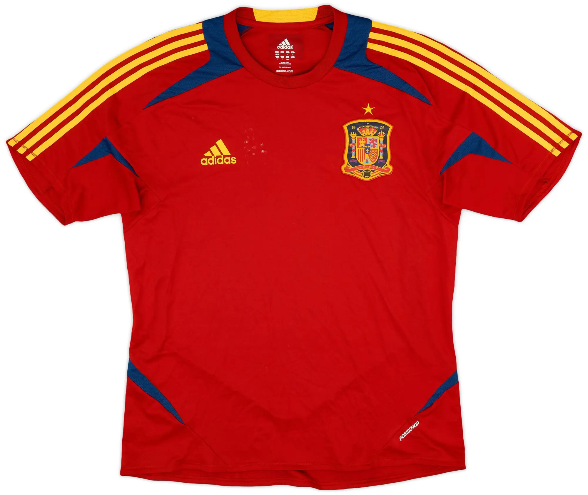 2011-12 Spain adidas Formotion Training Shirt - 7/10 - (XL)