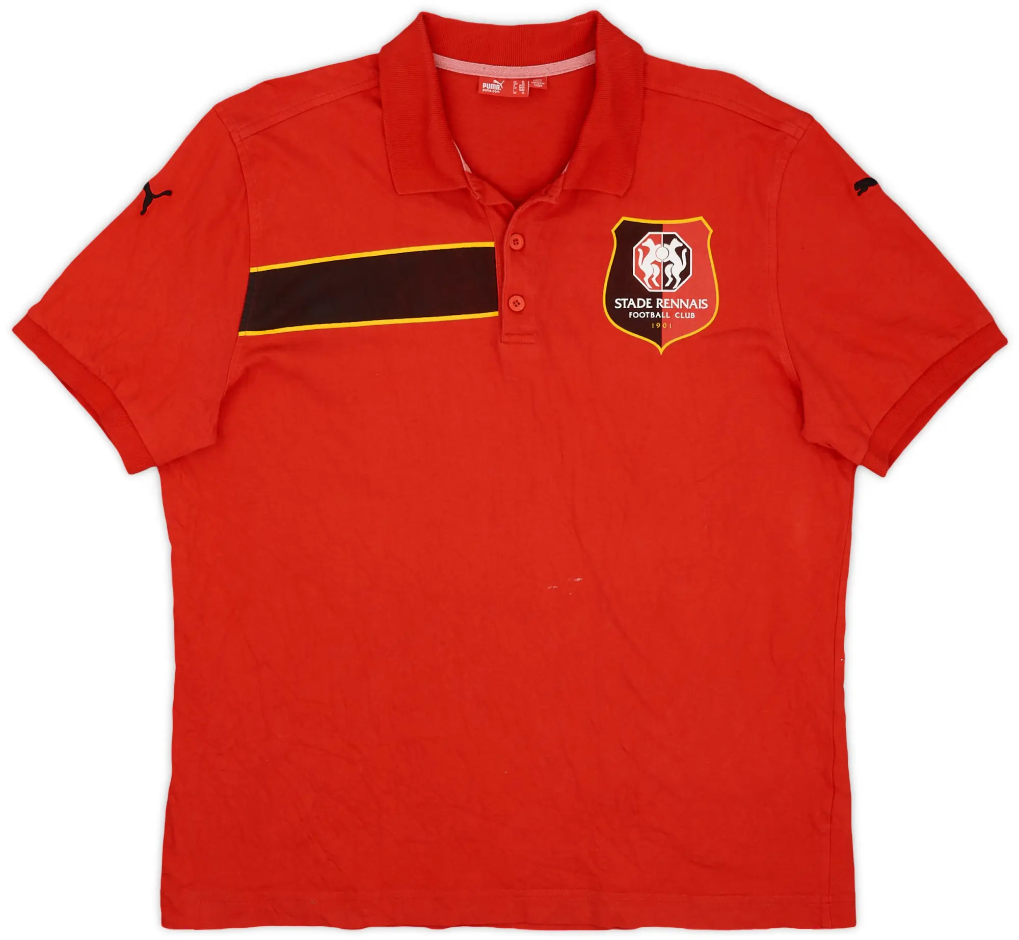 2007-08 Stade Rennais Puma Polo Shirt - 8/10 - (XL)