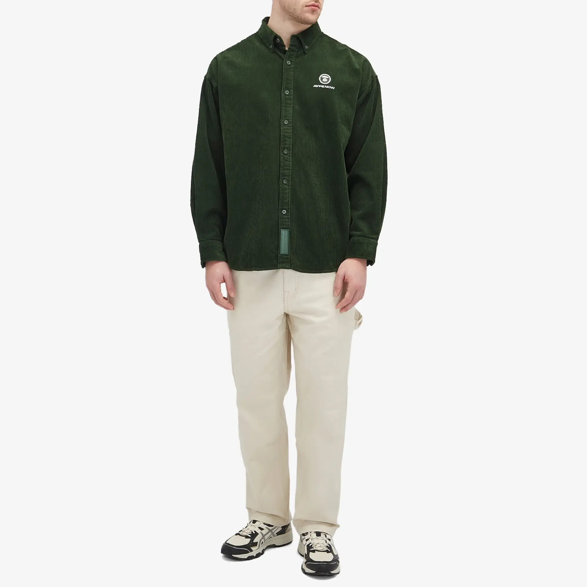 A Bathing Ape AAPE Now Denim Workwear Trousers Dark Ivory