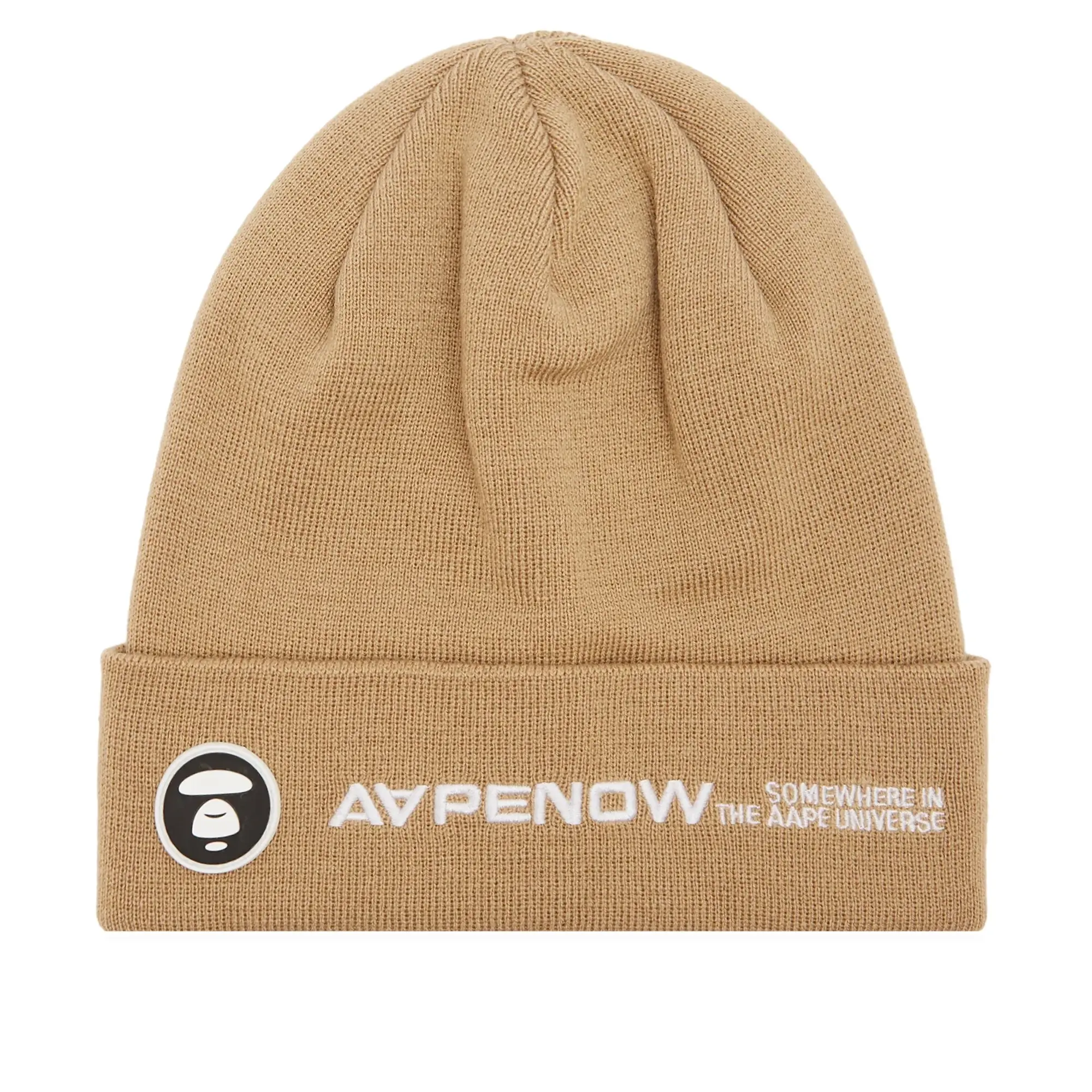 A Bathing Ape AAPE Aape AAPE NOW BEANIE Light Beige