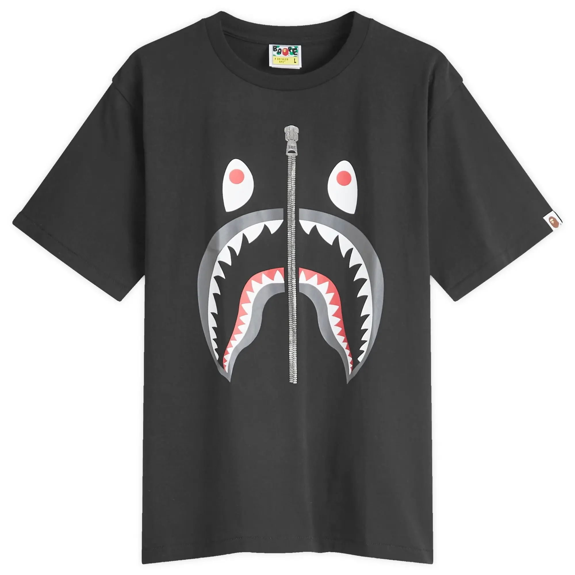 A Bathing Ape Men's Classic Shark T-Shirt Black