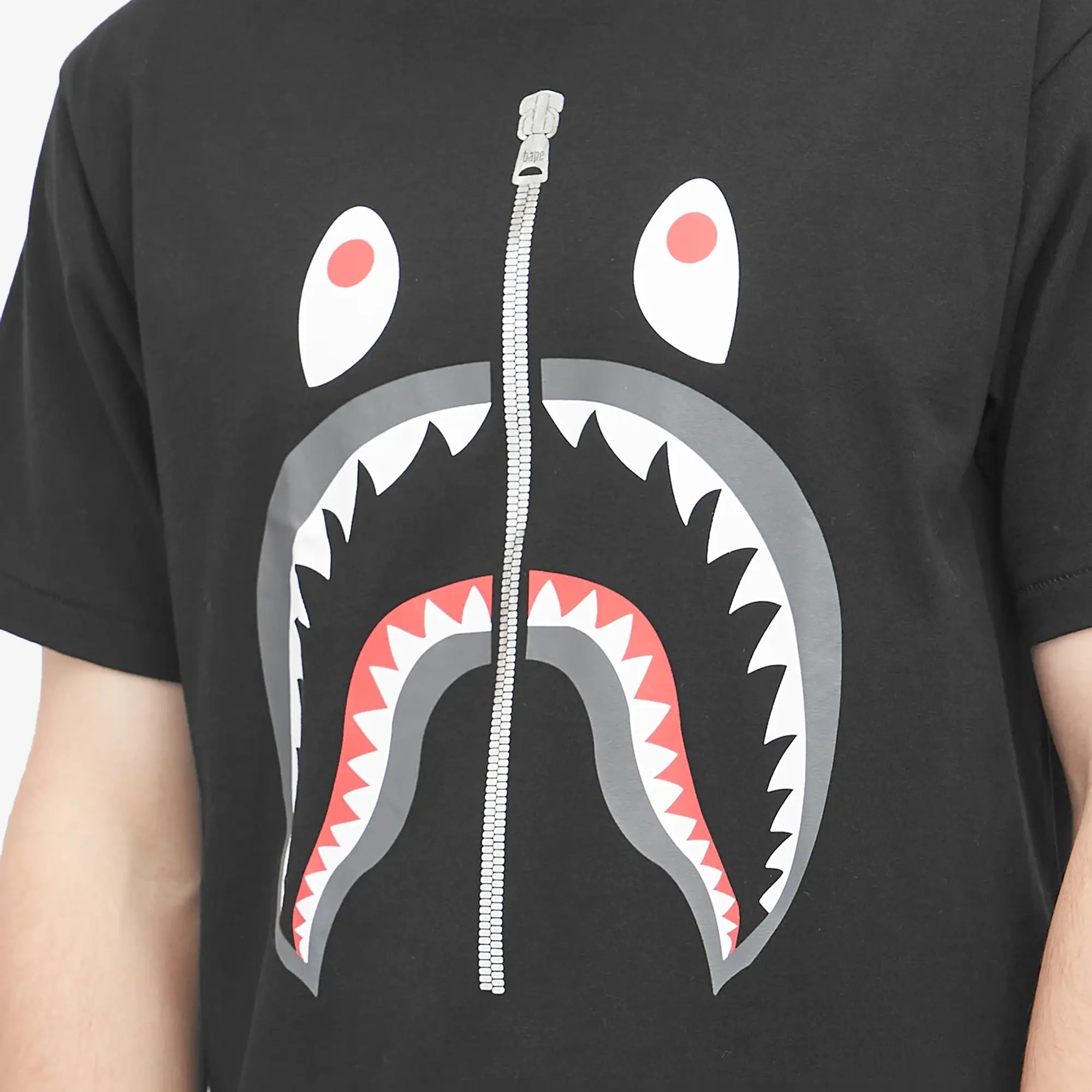 A Bathing Ape Men's Classic Shark T-Shirt Black