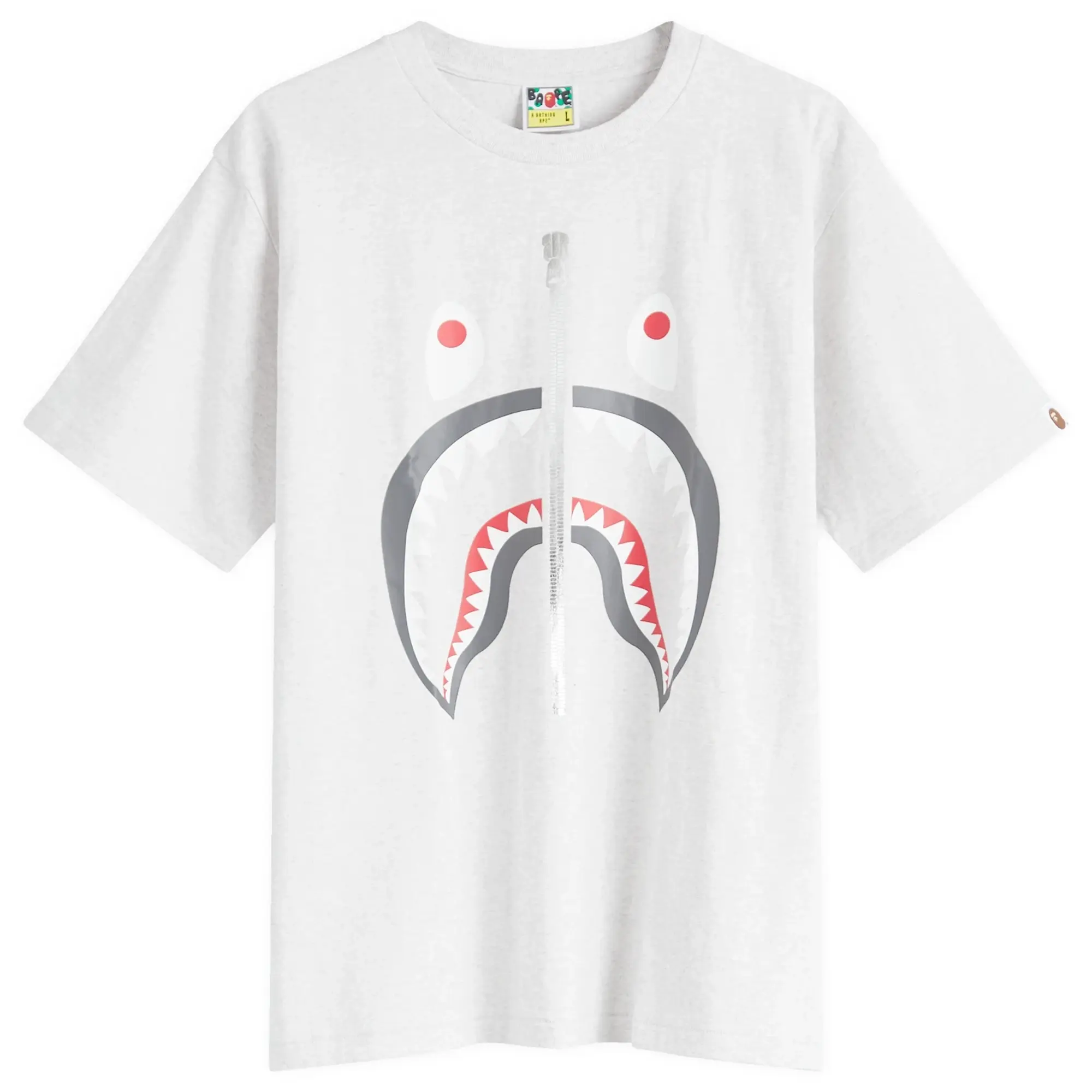 A Bathing Ape Men's Classic Shark T-Shirt Grey