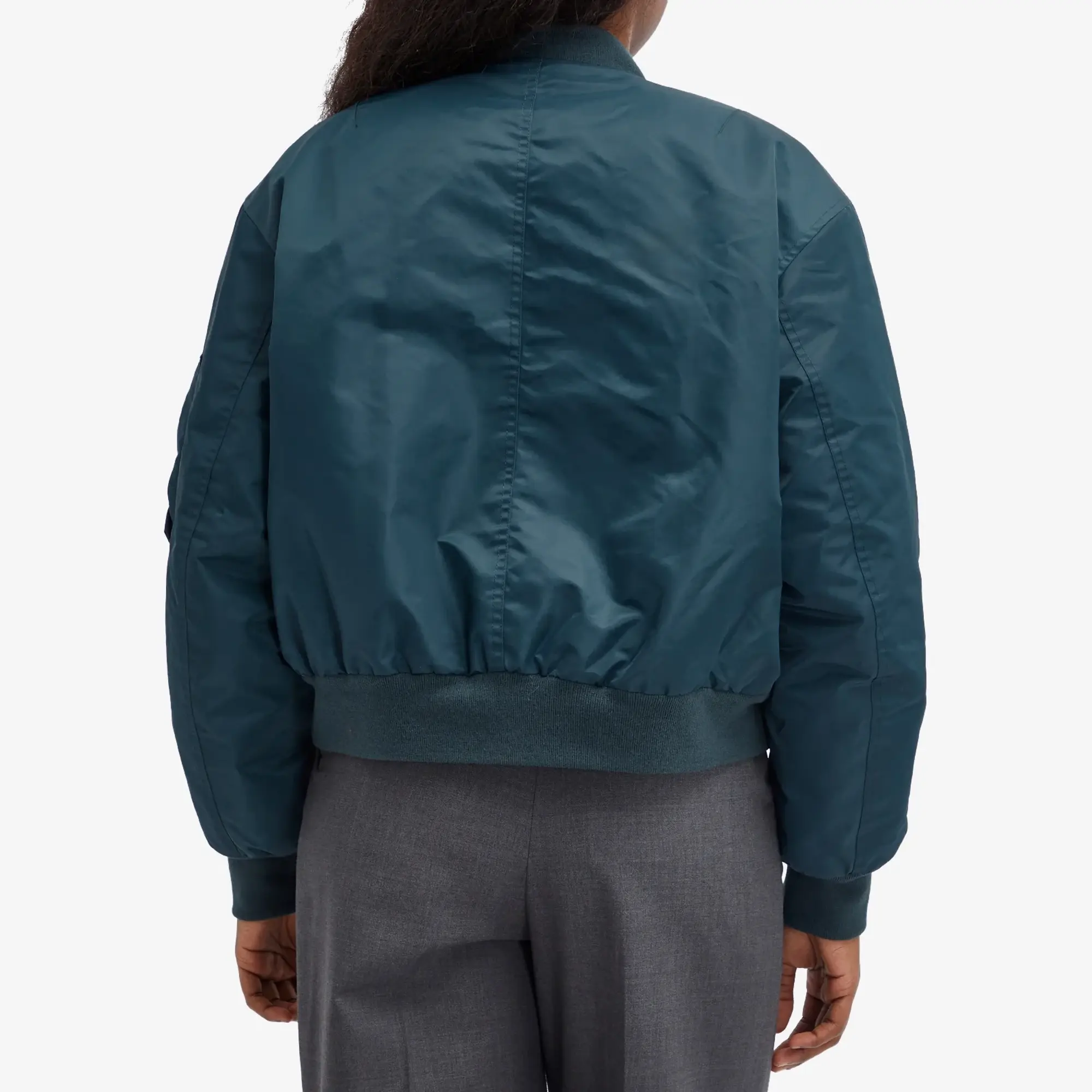 A.P.C. Women's Lella Bomber Jacket Petroleum