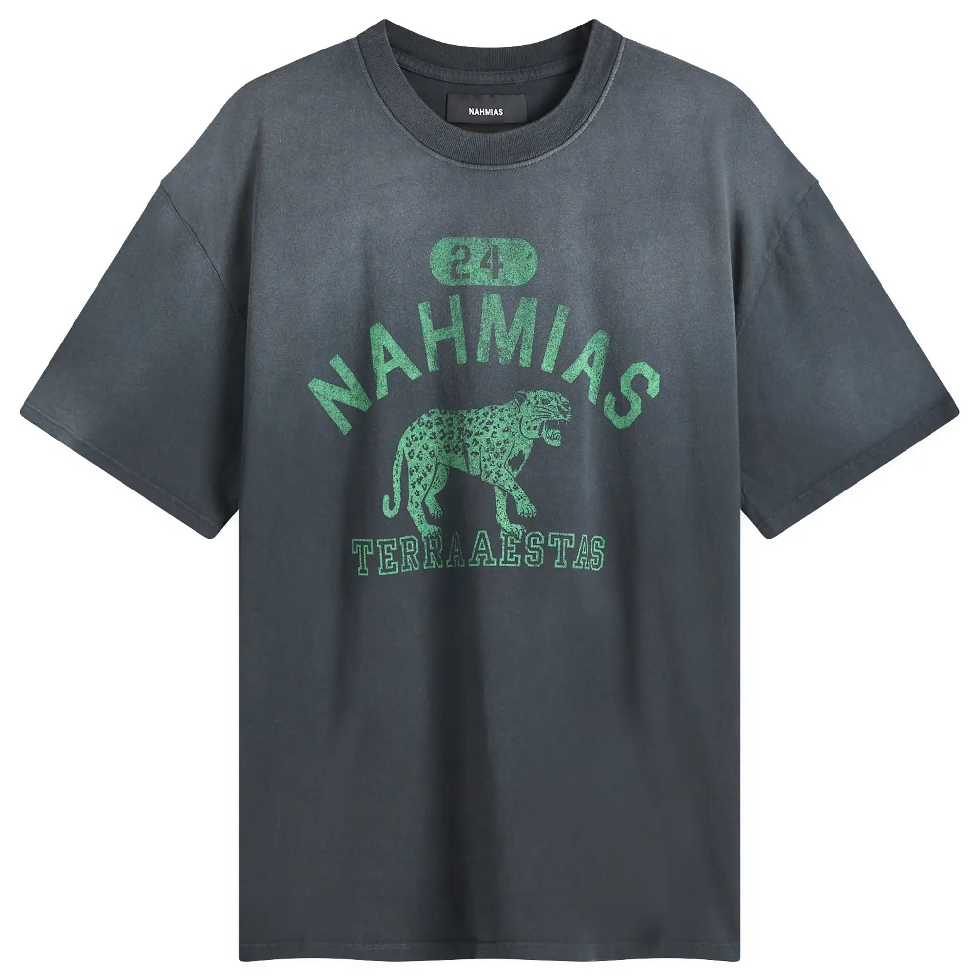 Nahmias Men's Terraestiva Boxy T-Shirt Worn Black