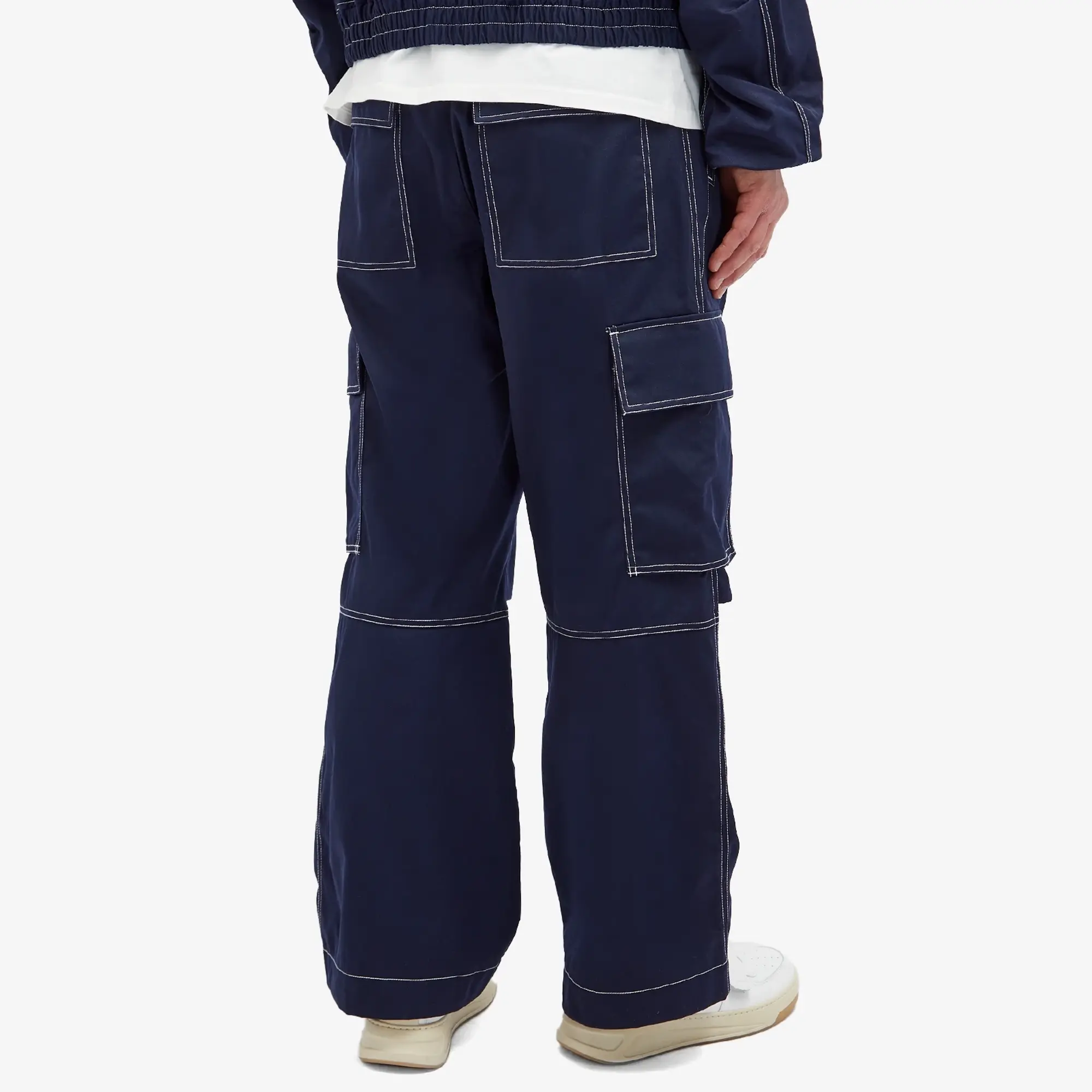 Nahmias Men's Tech Twill Cargo Pants Navy