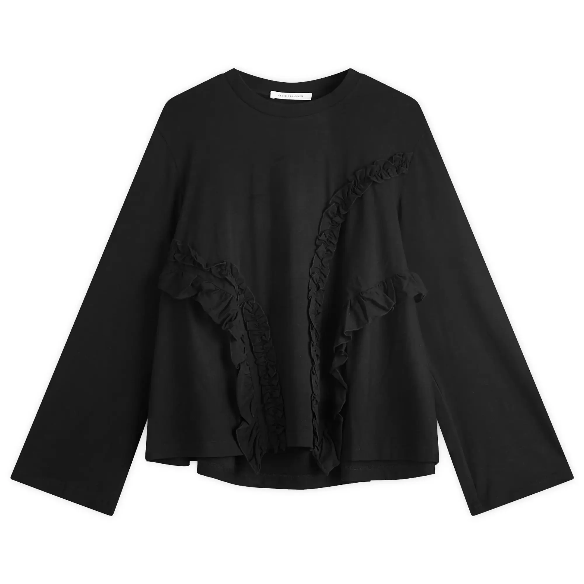 Cecilie Bahnsen Women's Alva T-Shirt Black