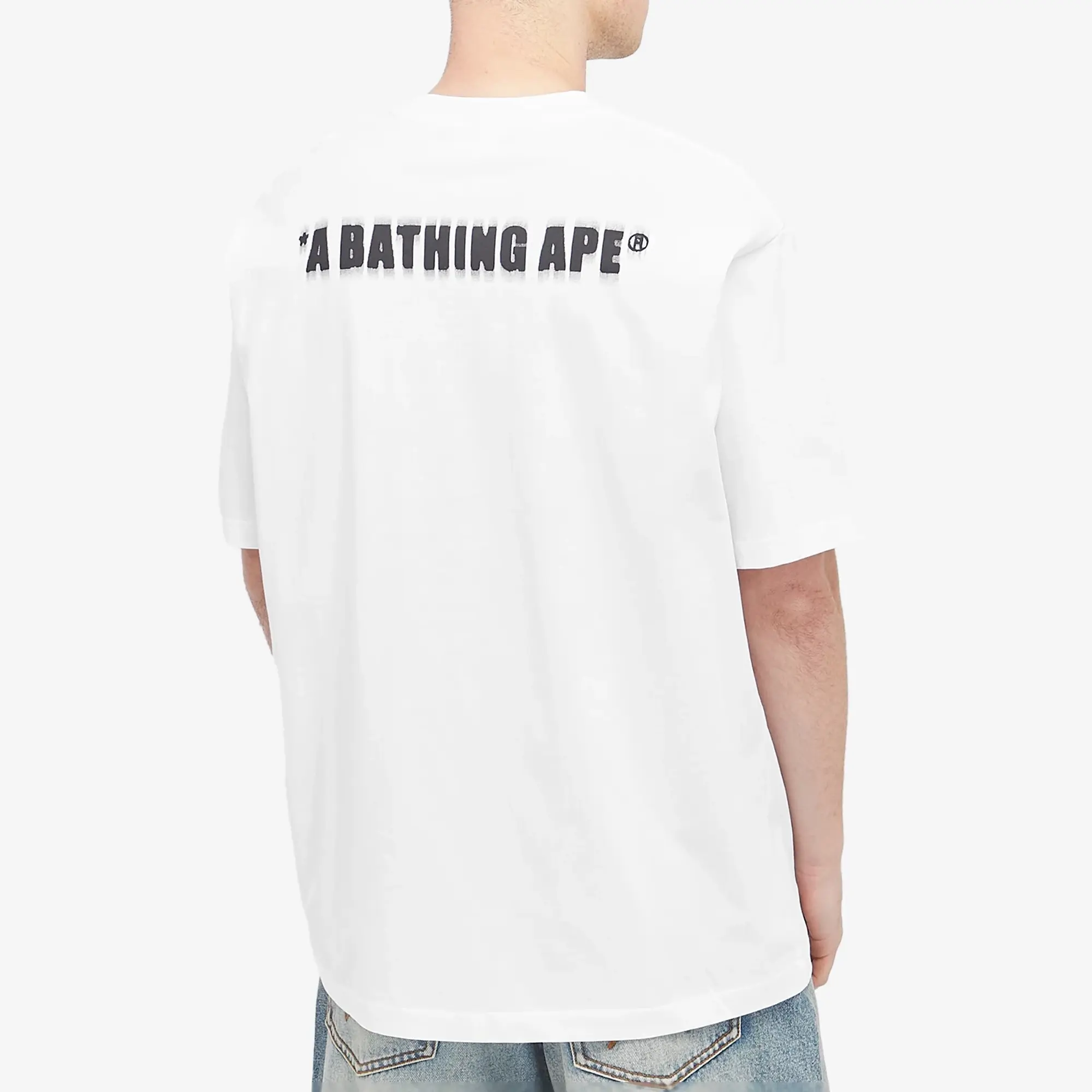T-Shirt A Bathing Ape Pixel Ape Head Relaxed Fit Tee White Xxl