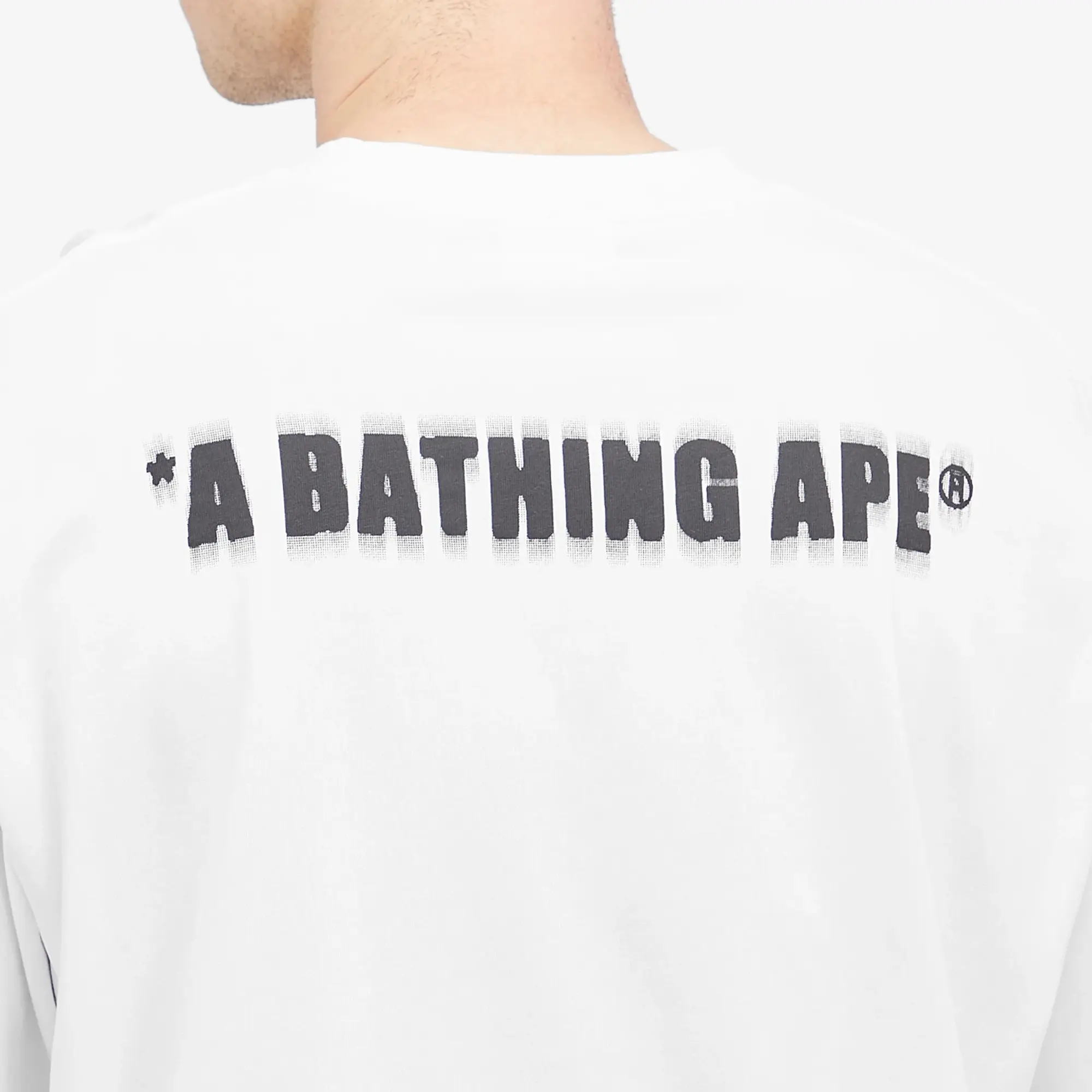 T-Shirt A Bathing Ape Pixel Ape Head Relaxed Fit Tee White Xxl