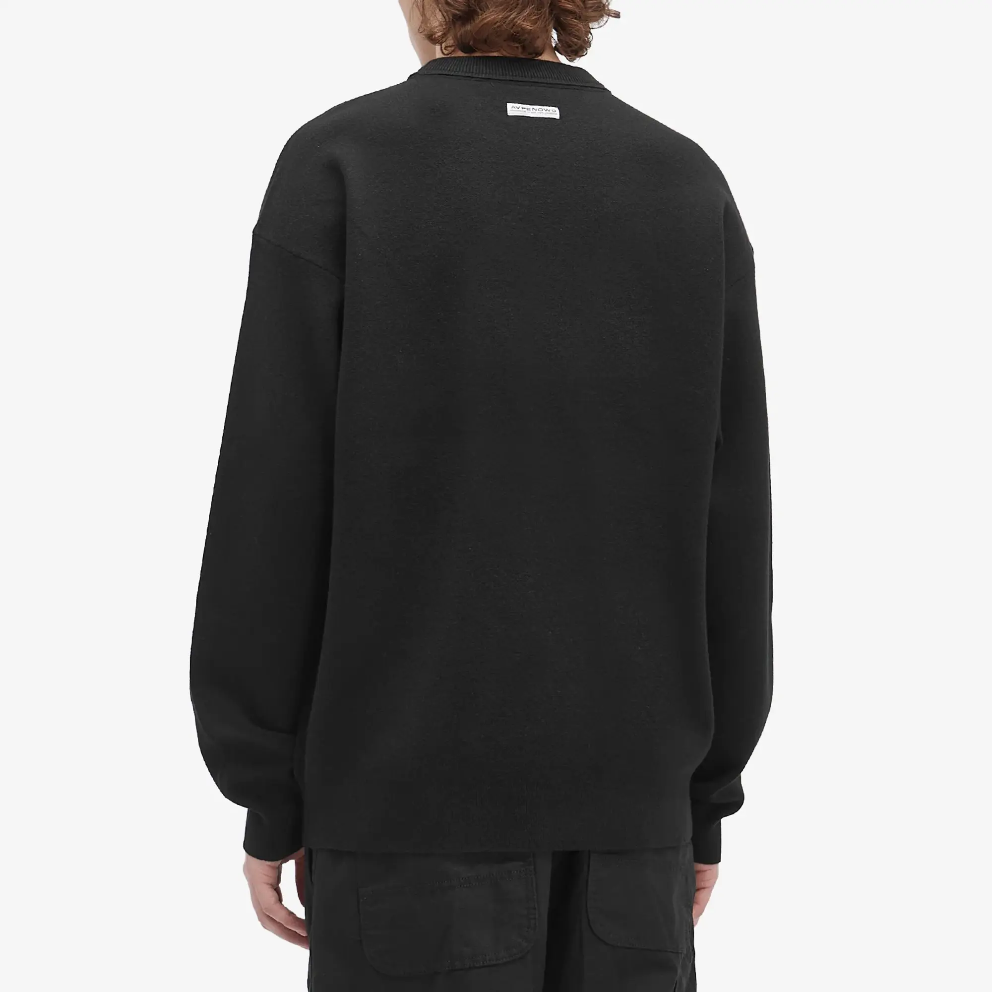 A Bathing Ape AAPE Now Camo Badge Knit Sweater Black