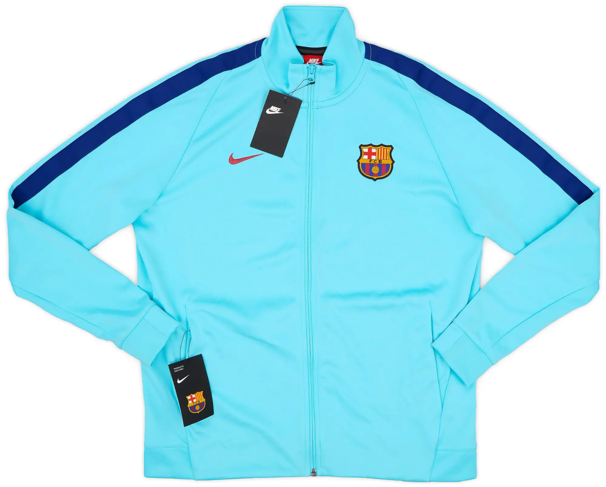 2017-18 Barcelona Nike 1/4 Zip Drill Top - 7/10 - (S)
