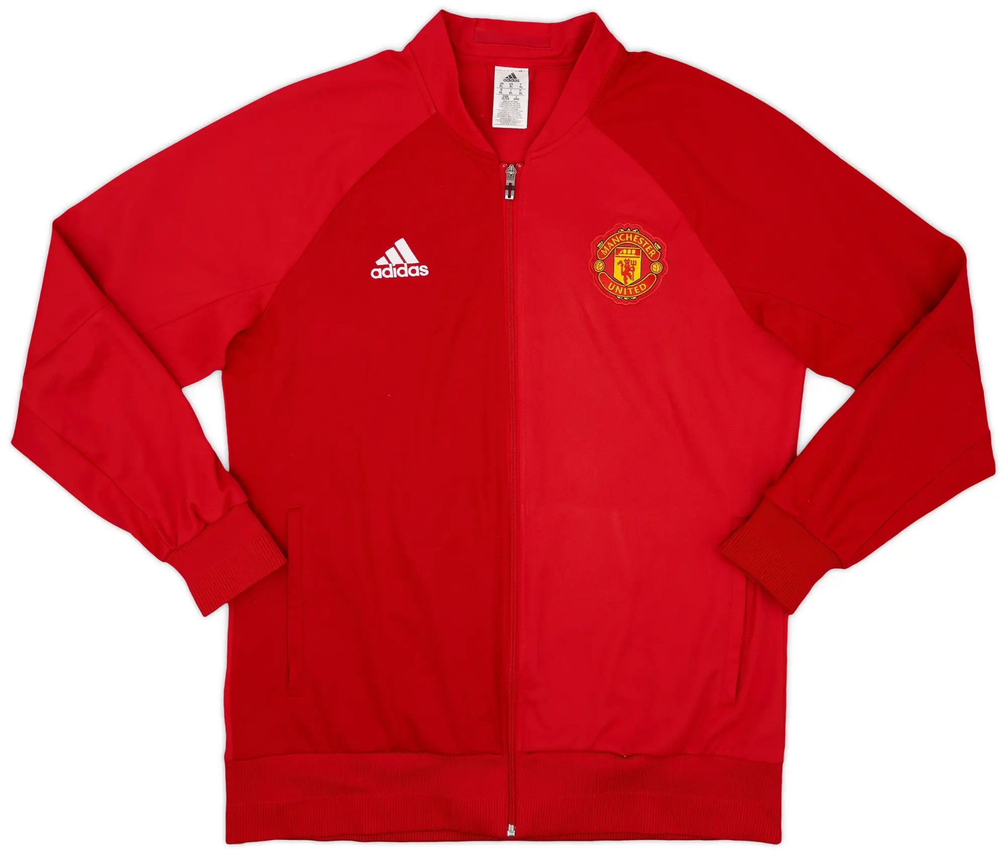 2016-17 Manchester United adidas Track Jacket - 8/10 - (XL)