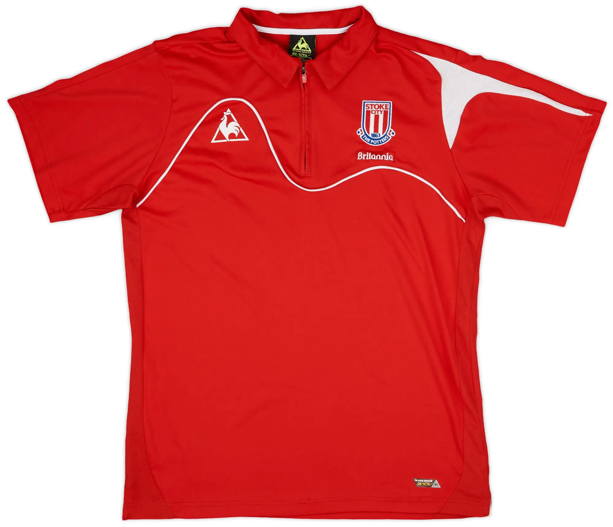 2007-08 Stoke City Le Coq Sportif Training Shirt - 9/10 - (L)