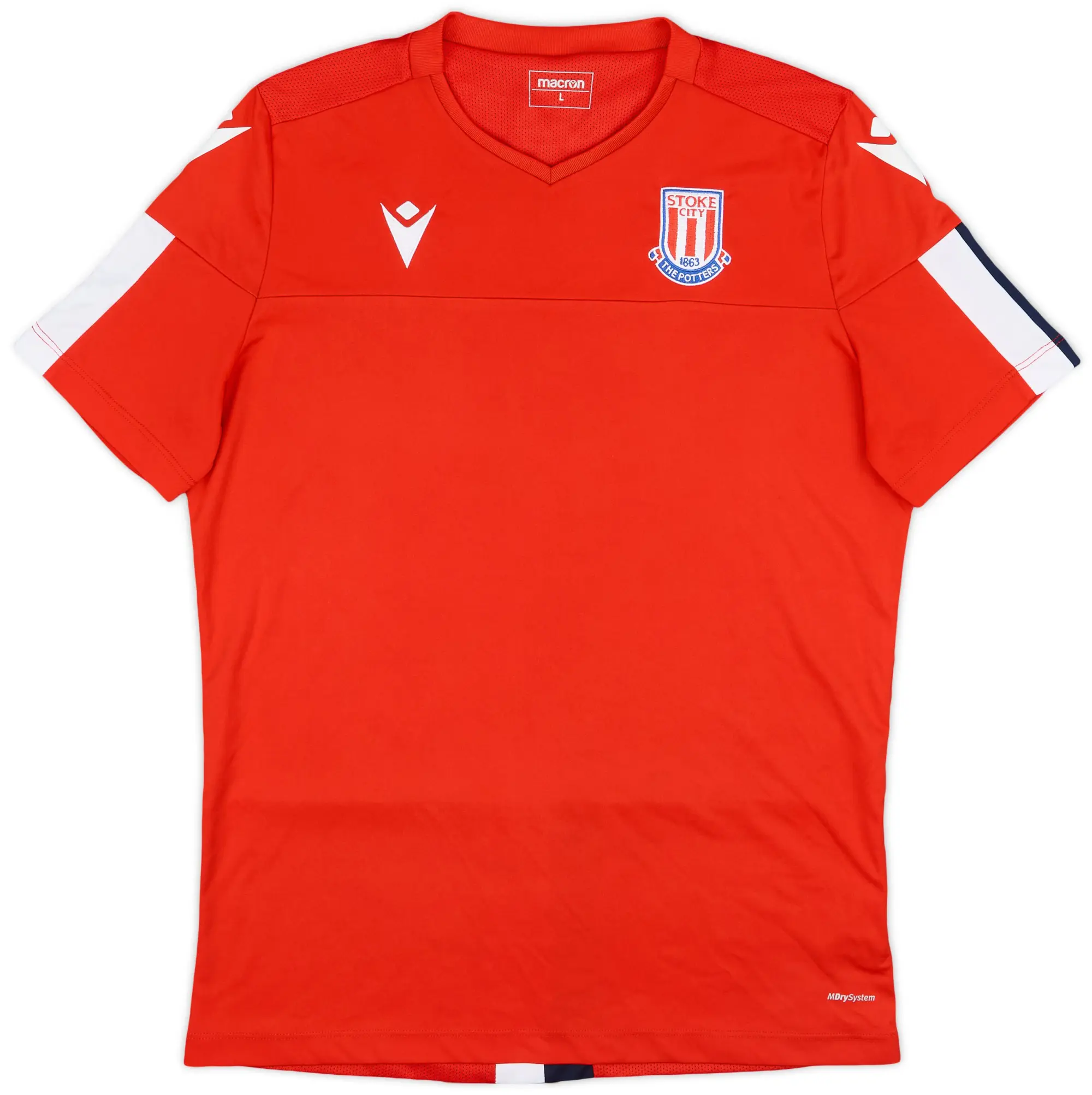 2019-20 Stoke City Macron Training Shirt - 8/10 - (L)