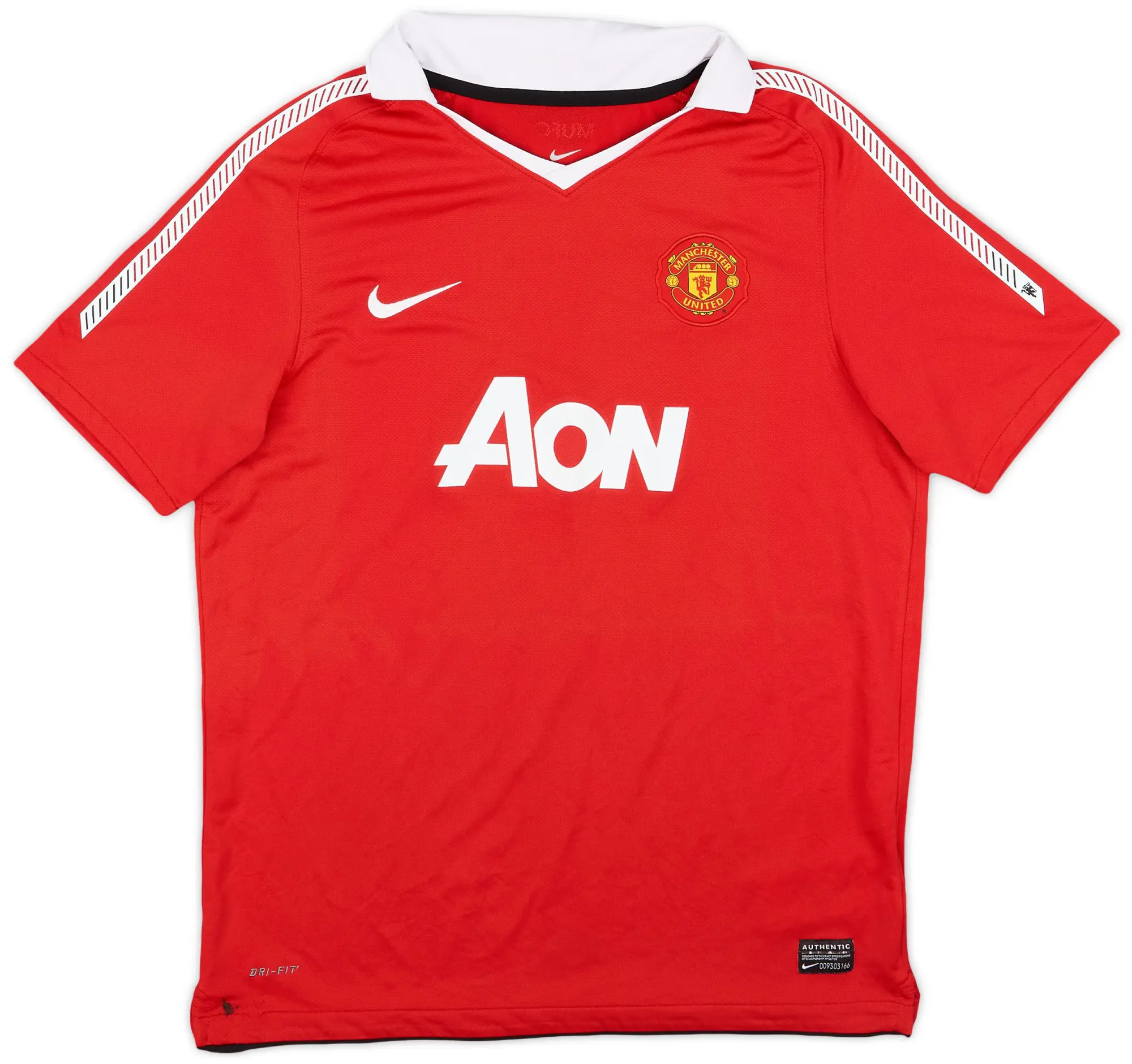 Nike 2010-11 Manchester United Home Shirt - 9/10 - (XL.Boys)