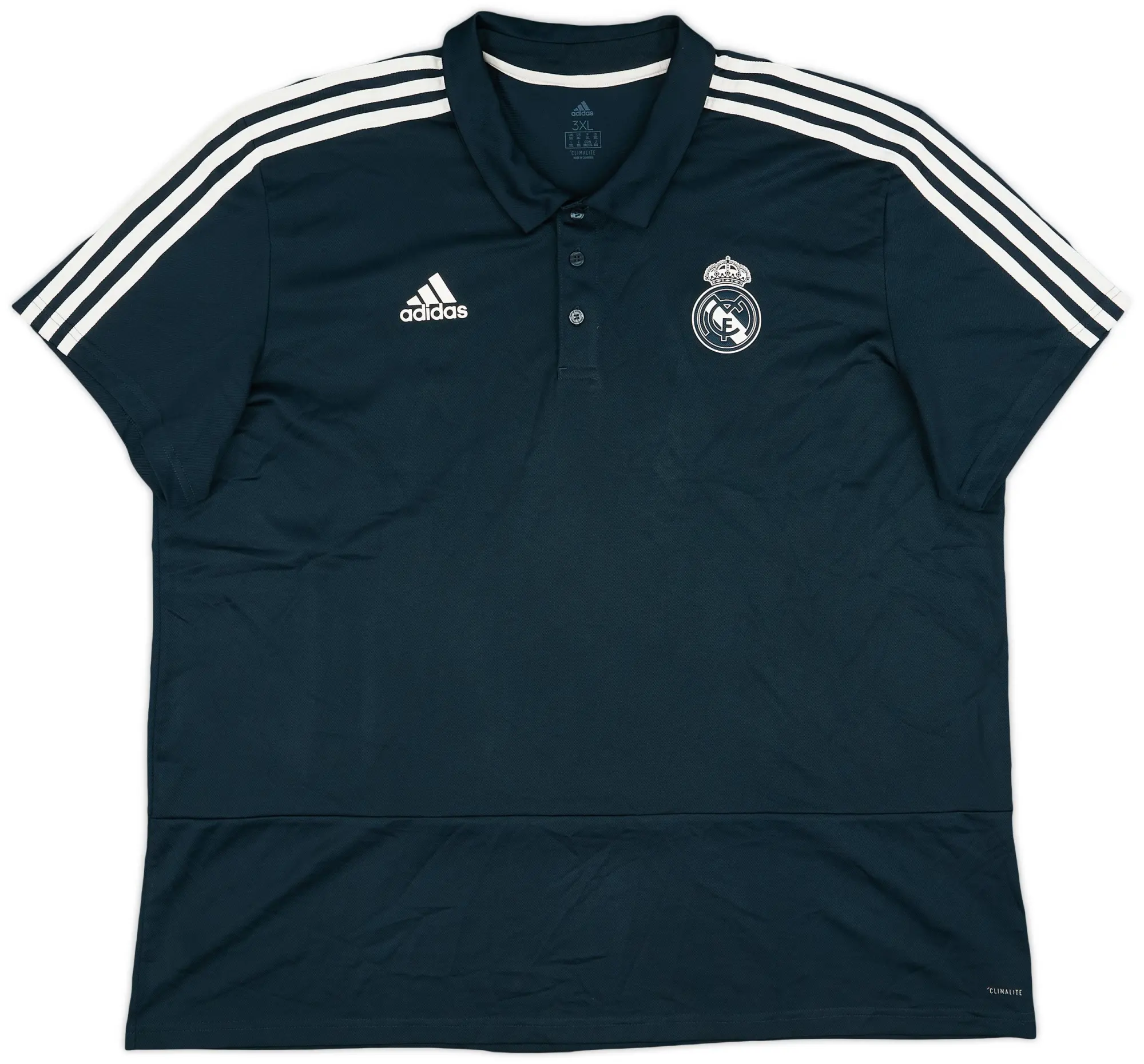 2016-17 Real Madrid adidas Polo Shirt - 9/10 - (3XL)