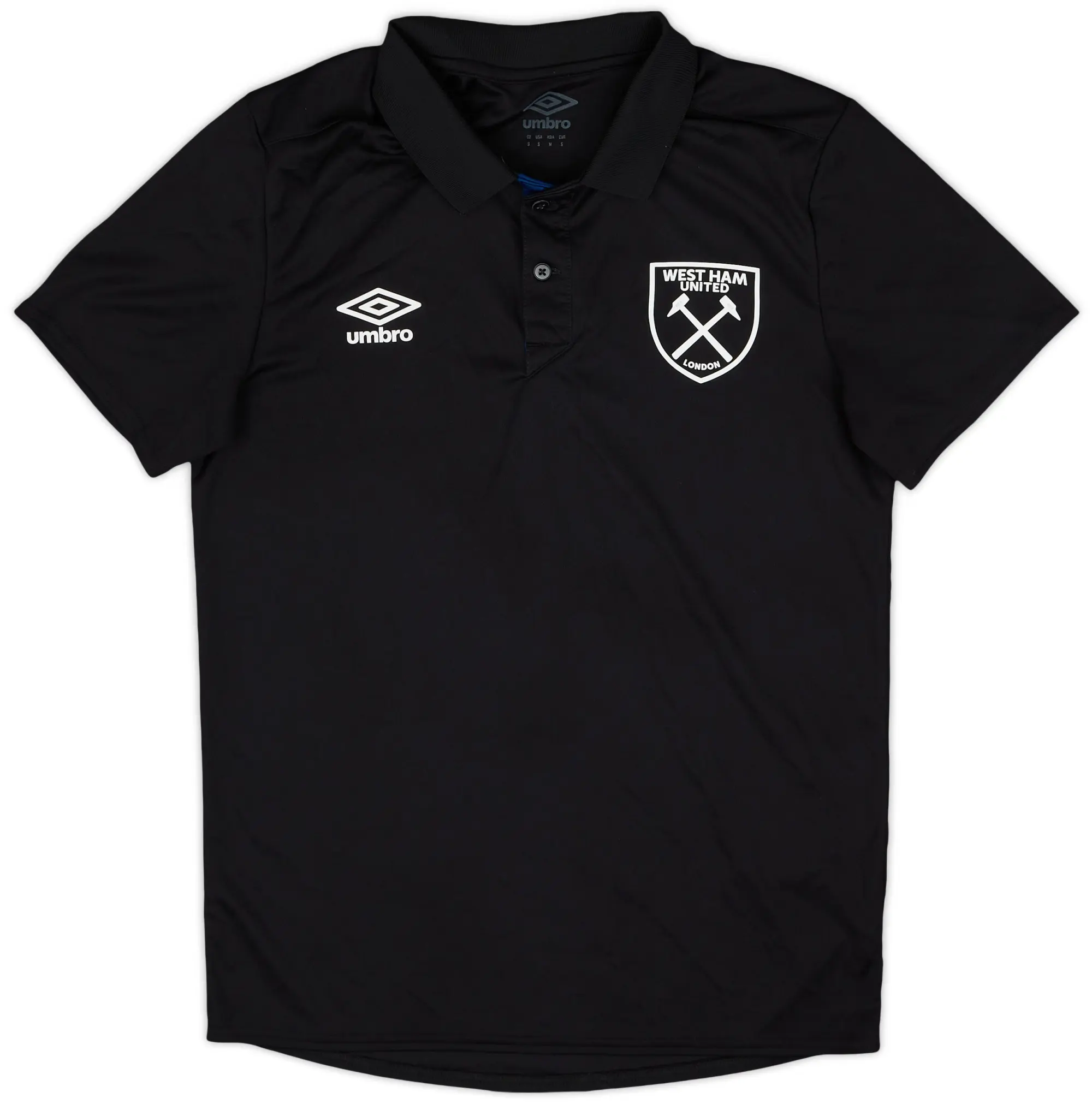 2018-19 West Ham Umbro Polo Shirt - 9/10 - (S)