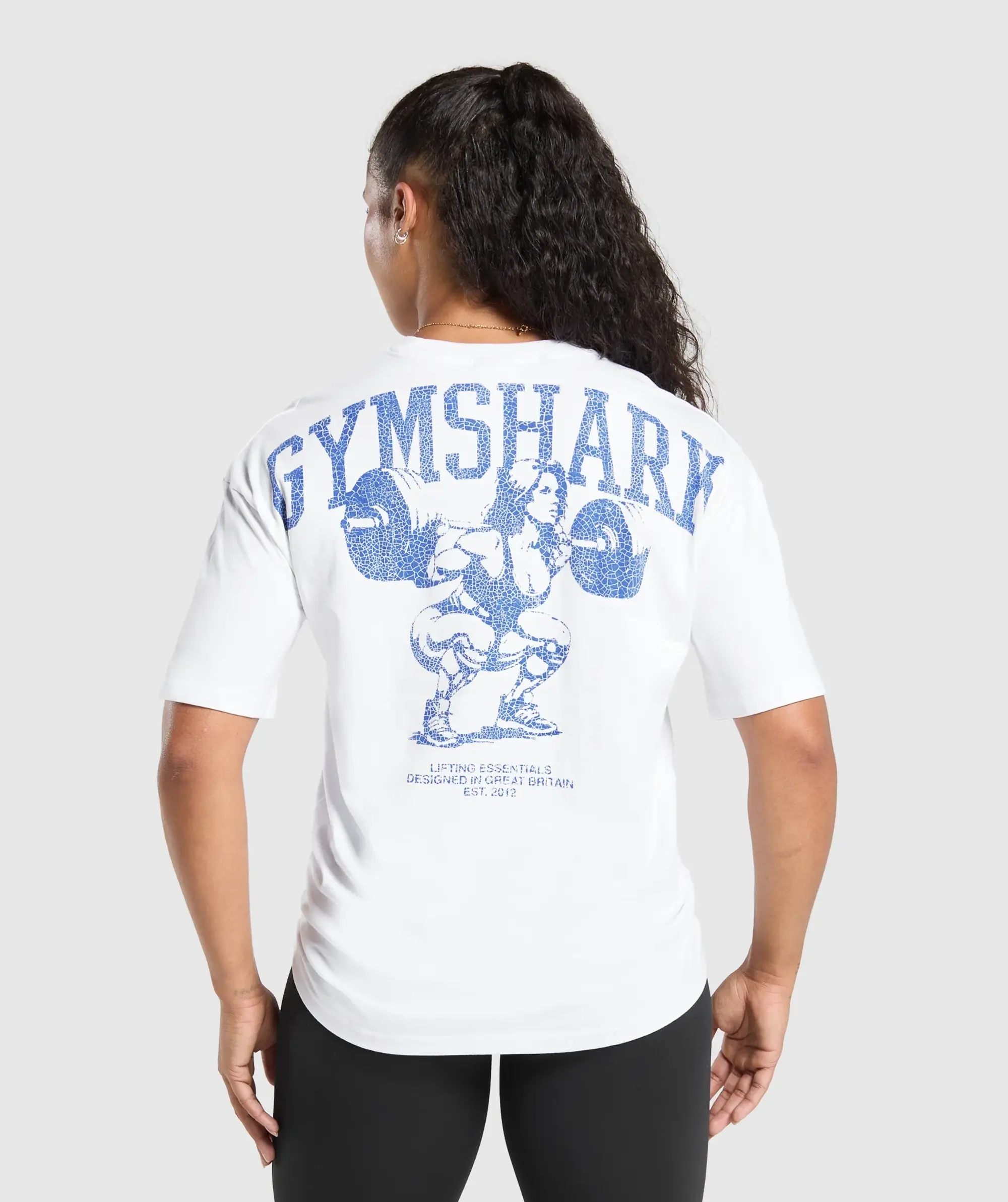 Gymshark Lifting Graphic T-Shirt - White