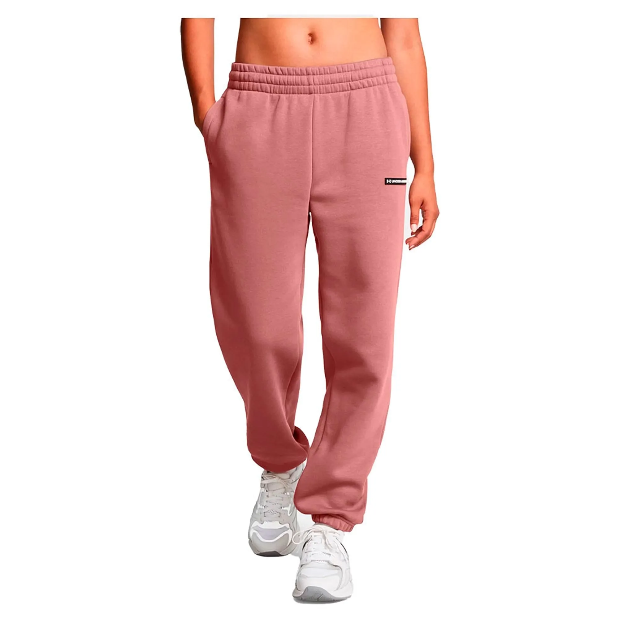 Under Armour Essential Fleece Joggers - Brown - Womens