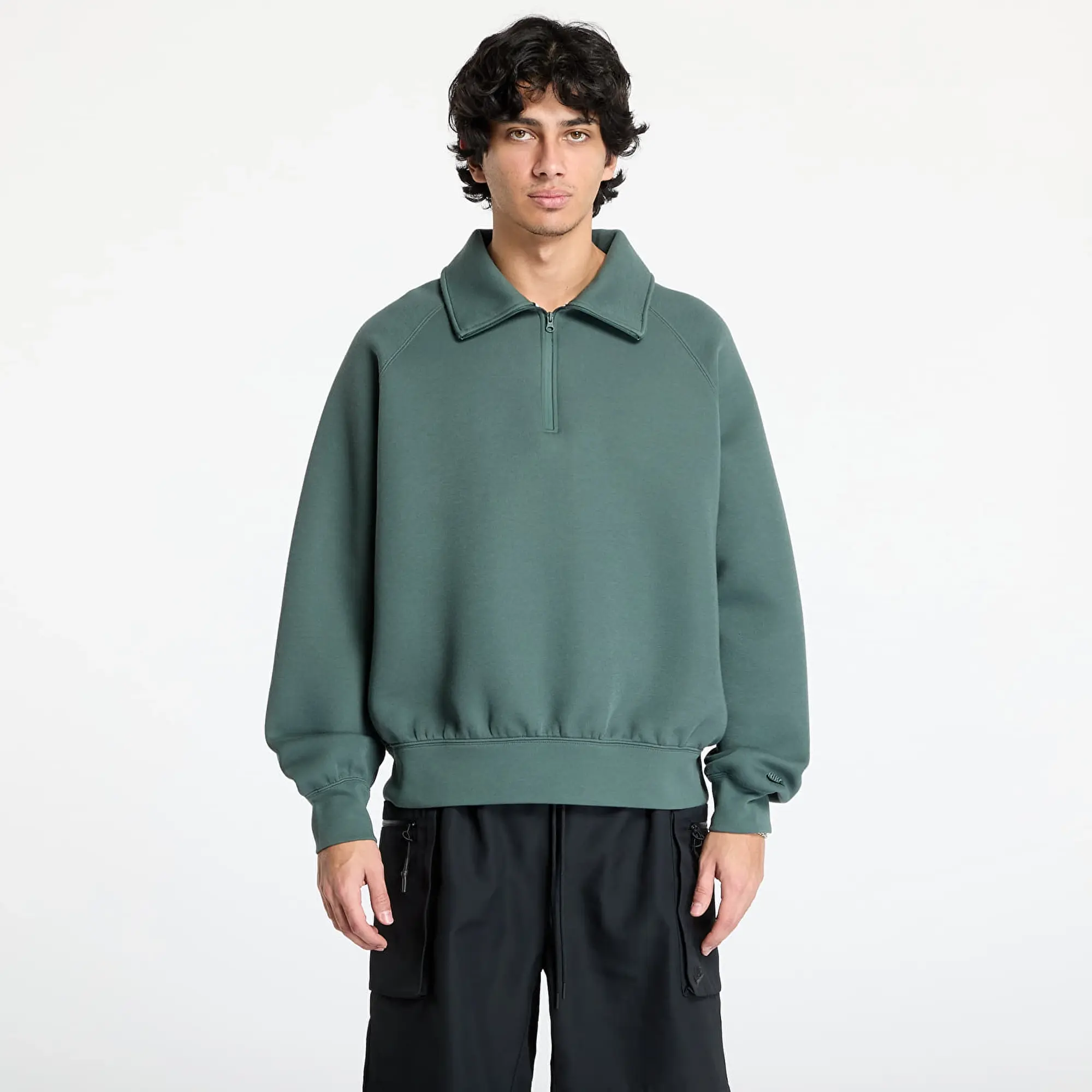 Sweatshirt Nike Sportswear Tech Fleece Men's Half-Zip Top Vintage Green/ Vintage Green Xl