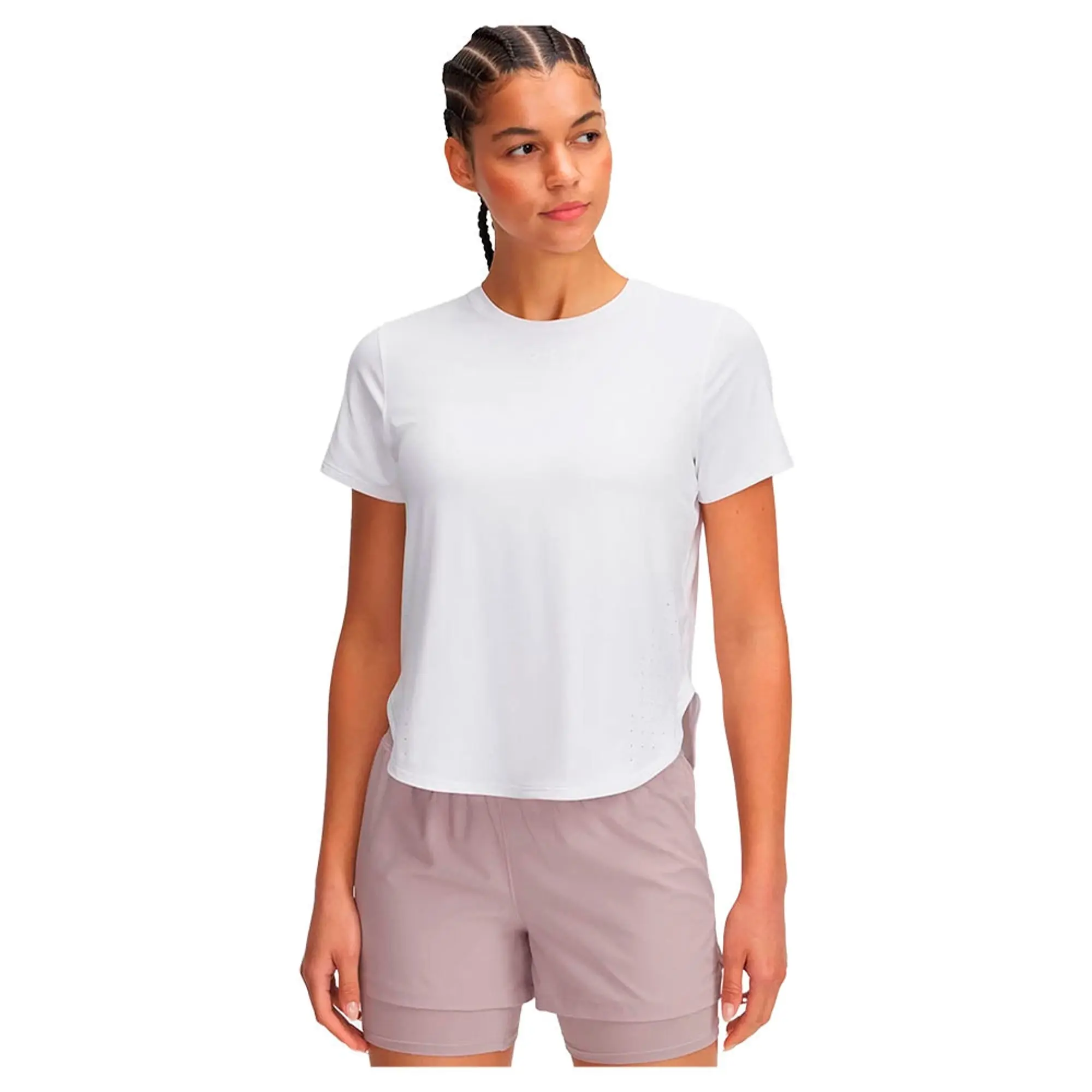 Women's  Under Armour  Launch Elite Short Sleeve White / Reflective XS