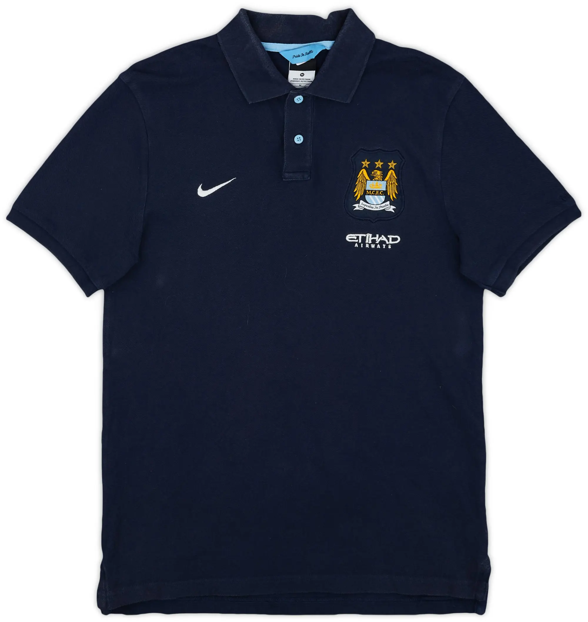 Nike 2013-14 Manchester City Polo Shirt - 9/10 - (M)