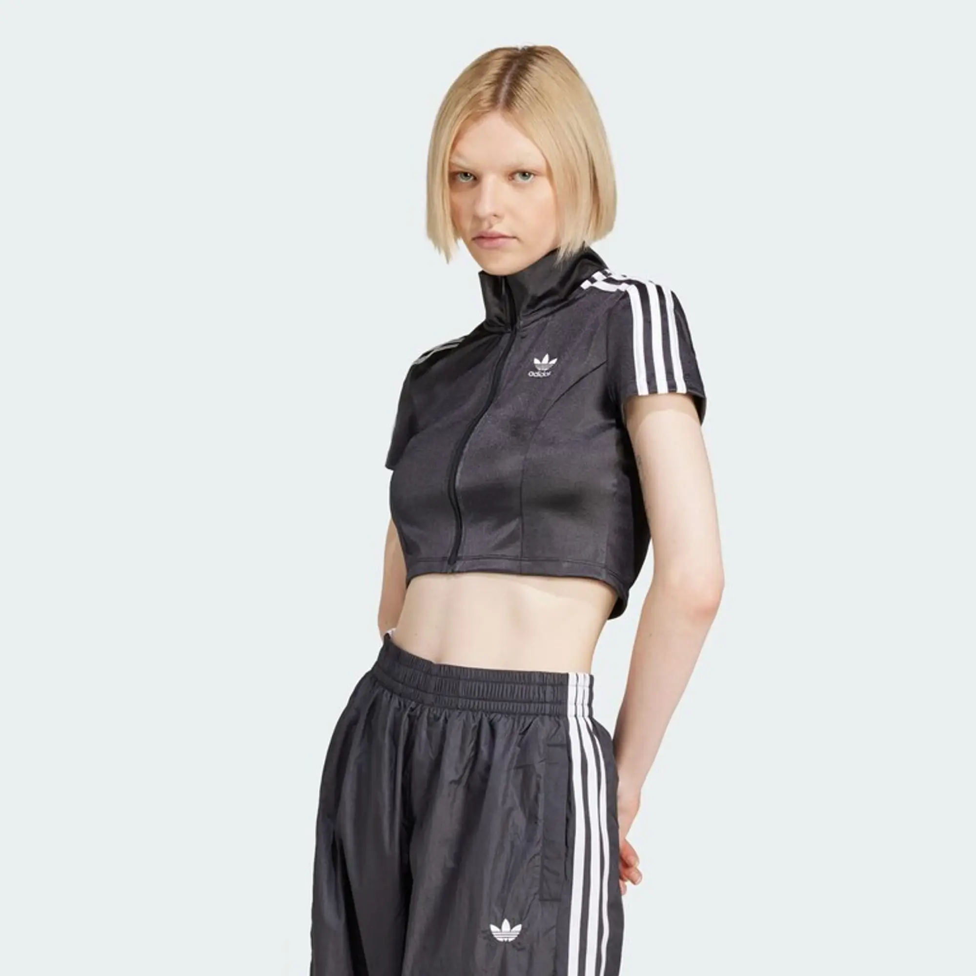 adidas Originals Women Adicolor Short Sleeve Track Top