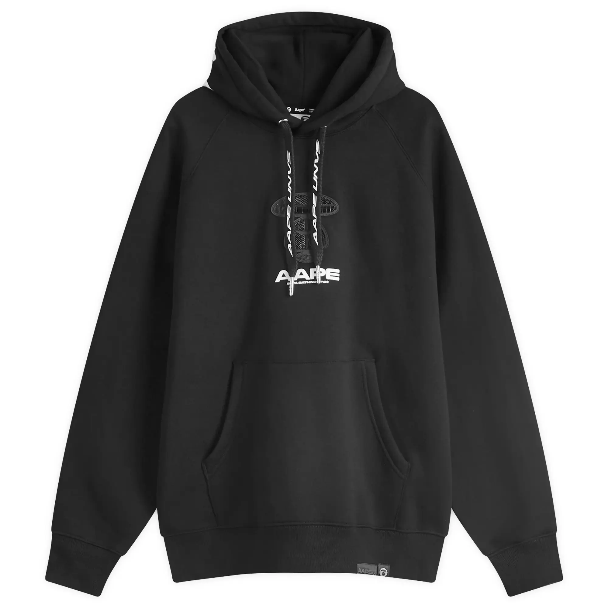 A Bathing Ape AAPE Croc Chest Badge Hoody Black