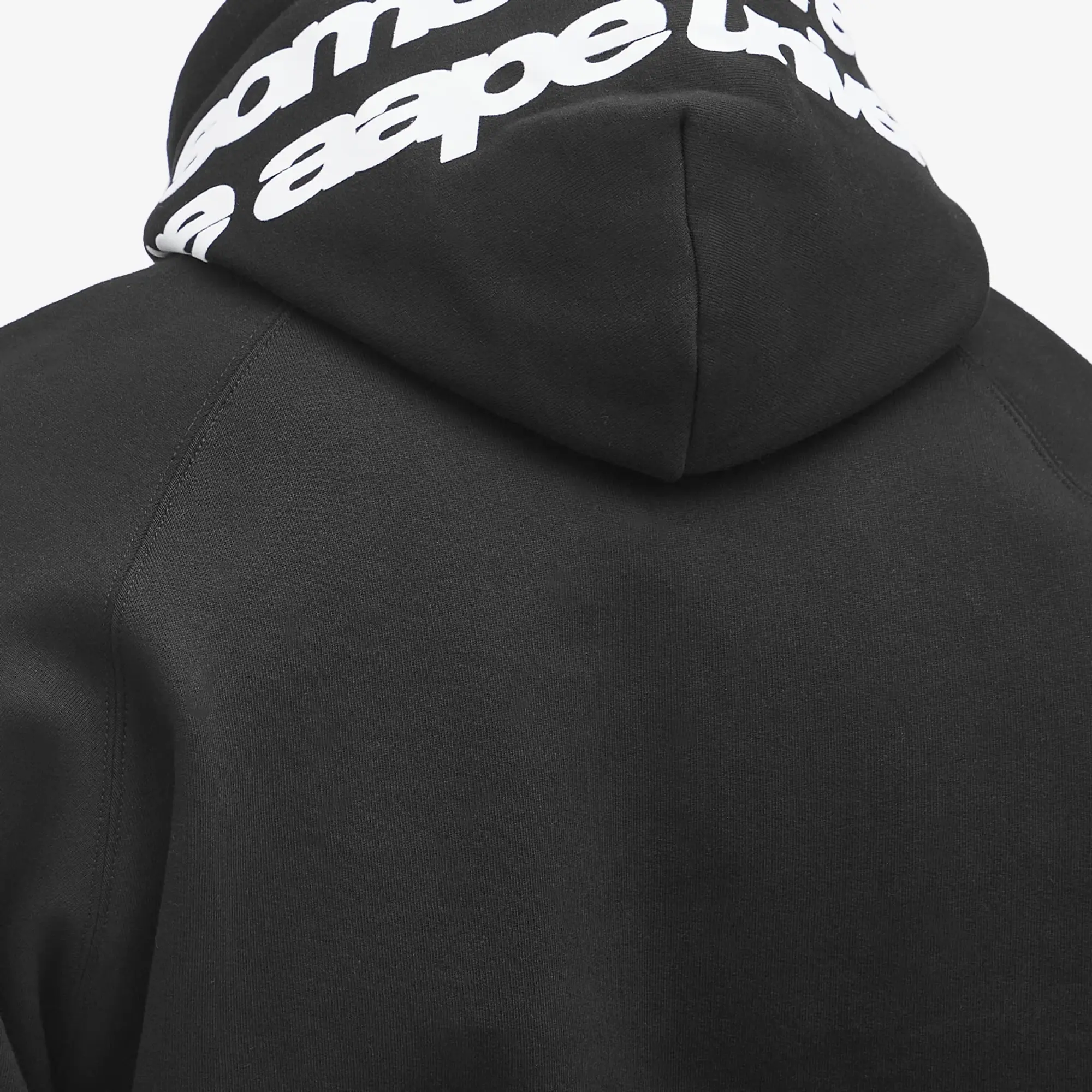 A Bathing Ape AAPE Croc Chest Badge Hoody Black