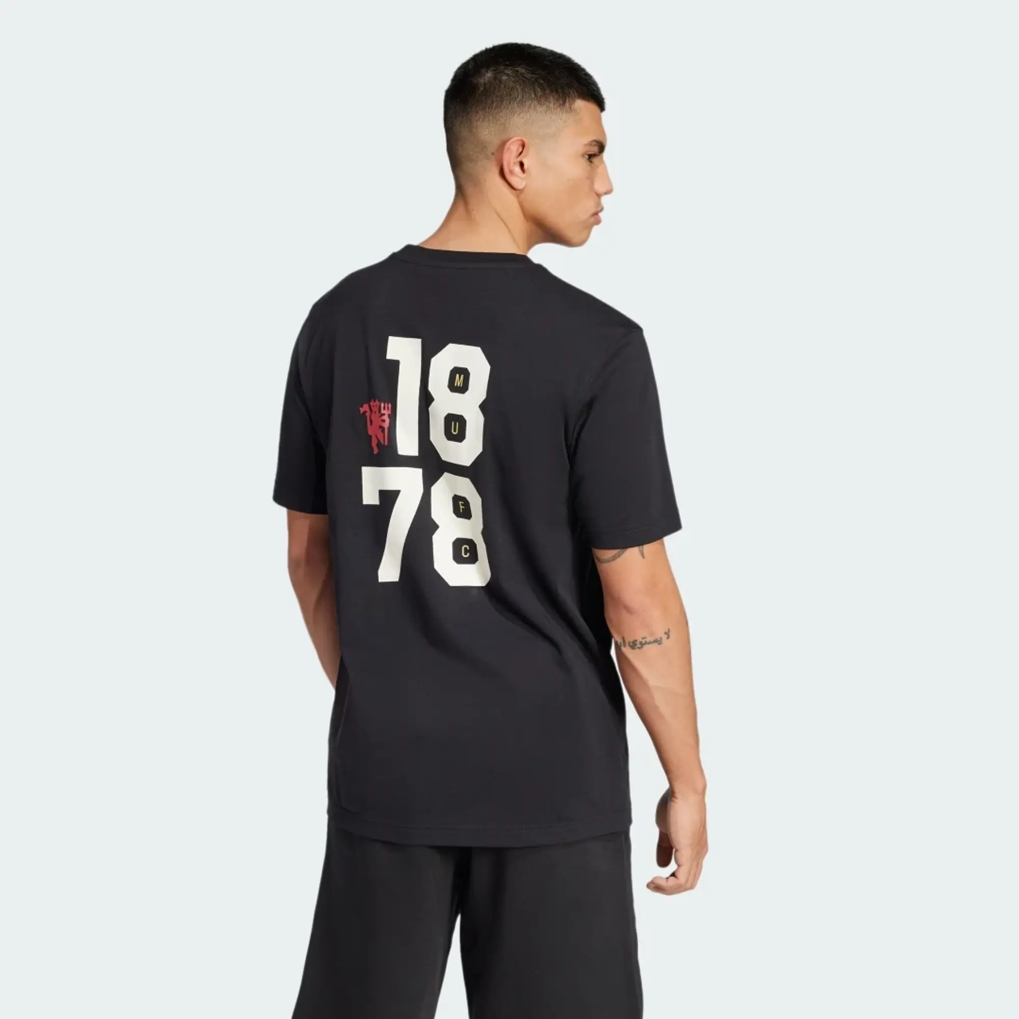 adidas Manchester United VRCT T-Shirt Black