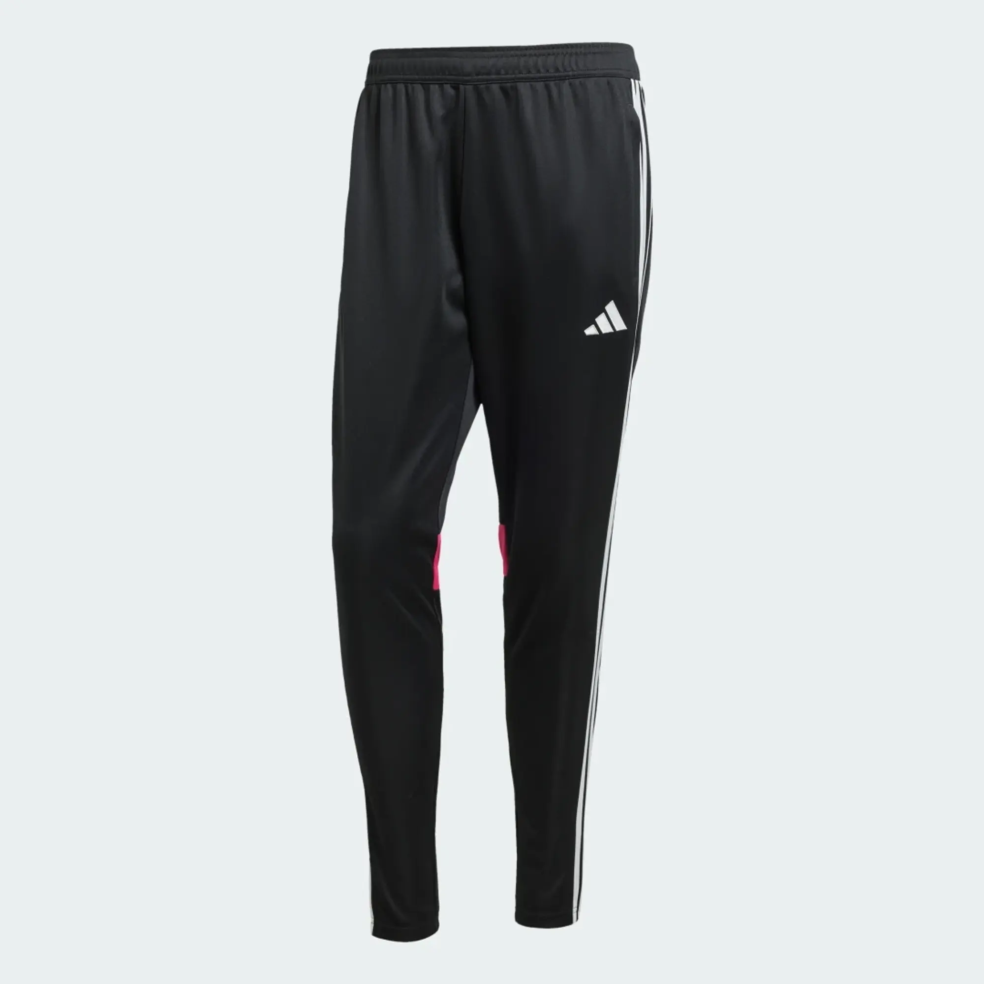 Adidas Football Tiro Essentials 3 Stripe Joggers In Black